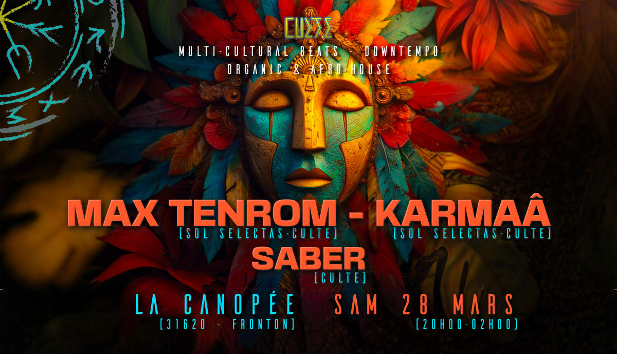 Soirée Culte: Max Tenrom, Karmaâ Et Saber Cover