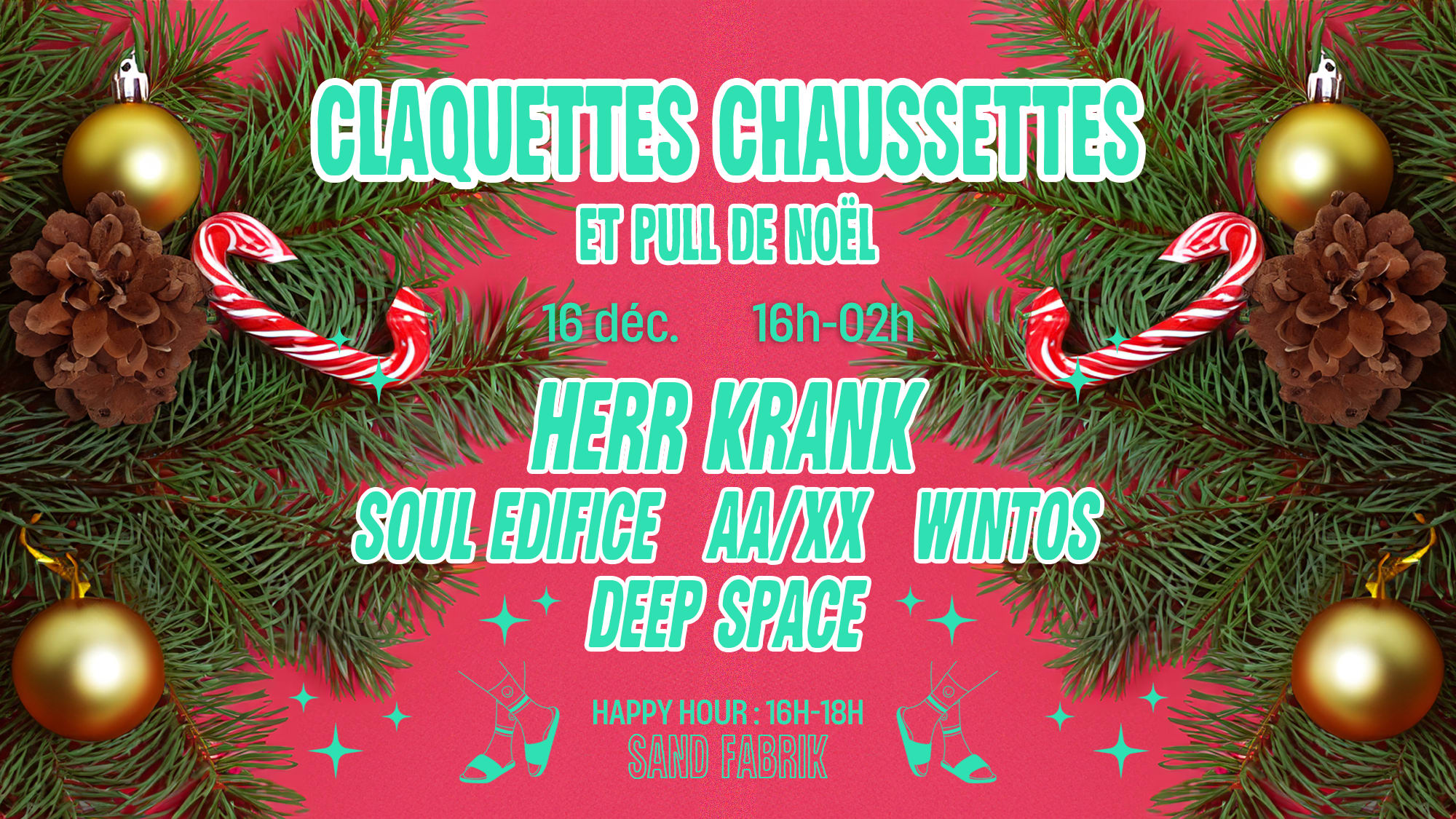 Claquettes Chaussettes Et Pull De Noël Cover
