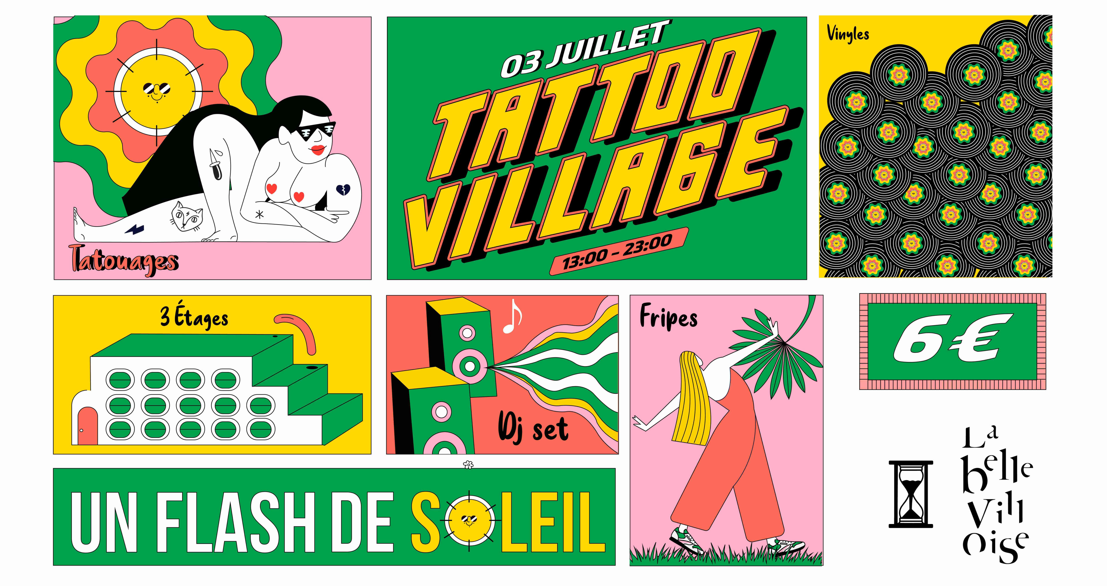 Tattoo Village ☼ Un Flash De Soleil ! | 03.07.22 Cover