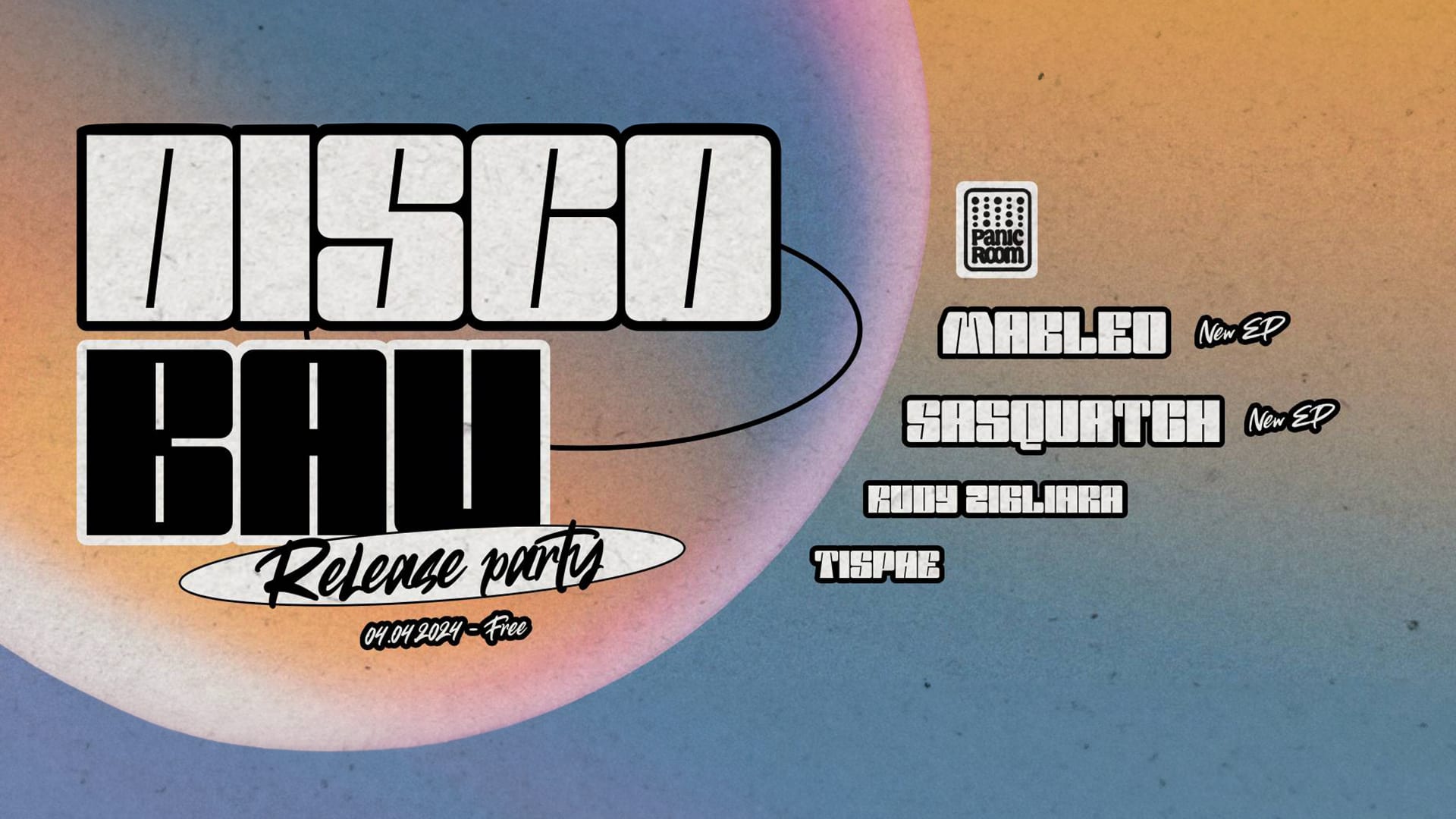 Discobau Release Party Cover