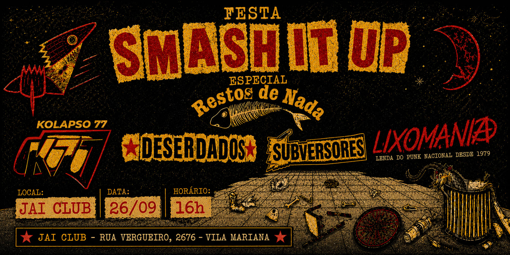🔥 Festa Smash It Up — Especial Restos De Nada 🔥 Cover