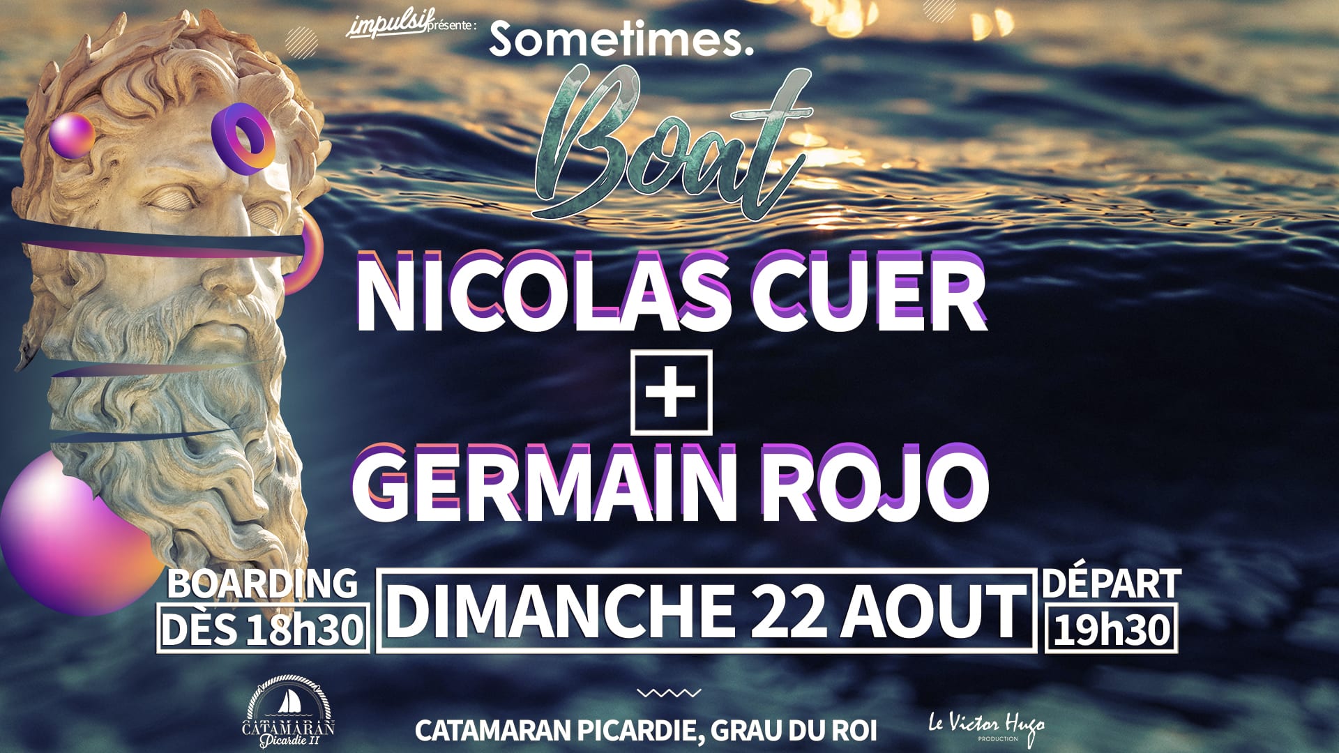 Sometimes. Boat 2 W/ Nicolas Cuer & Germain Rojo / 22 Aout Cover