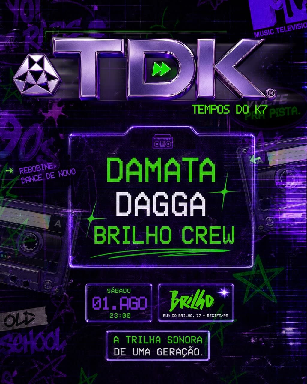 Tdk (Tempos Do K7) Cover