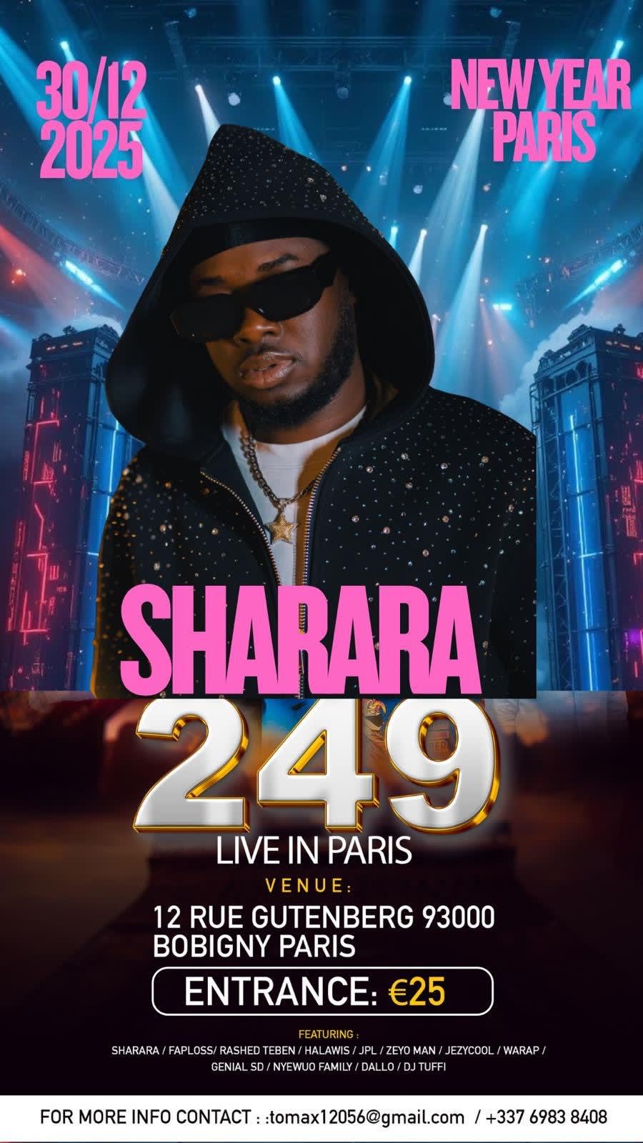 Sharara-249- Paris Cover