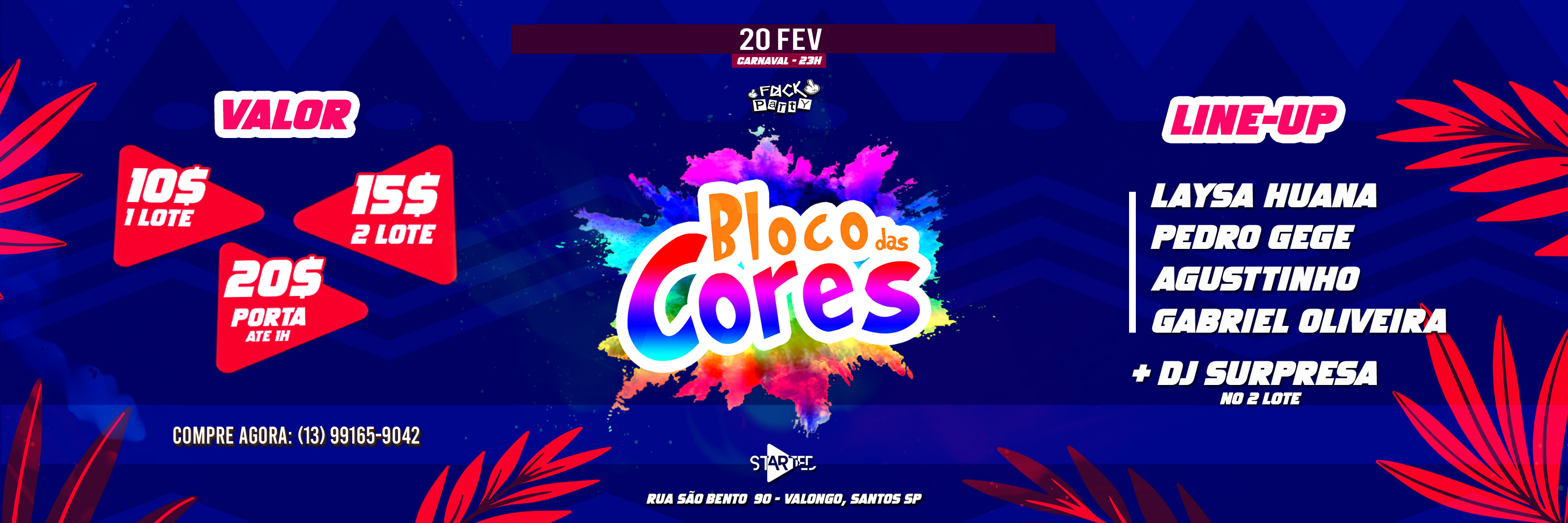 Fuck Party - Bloco Das Cores // @Startedbarsantos Cover