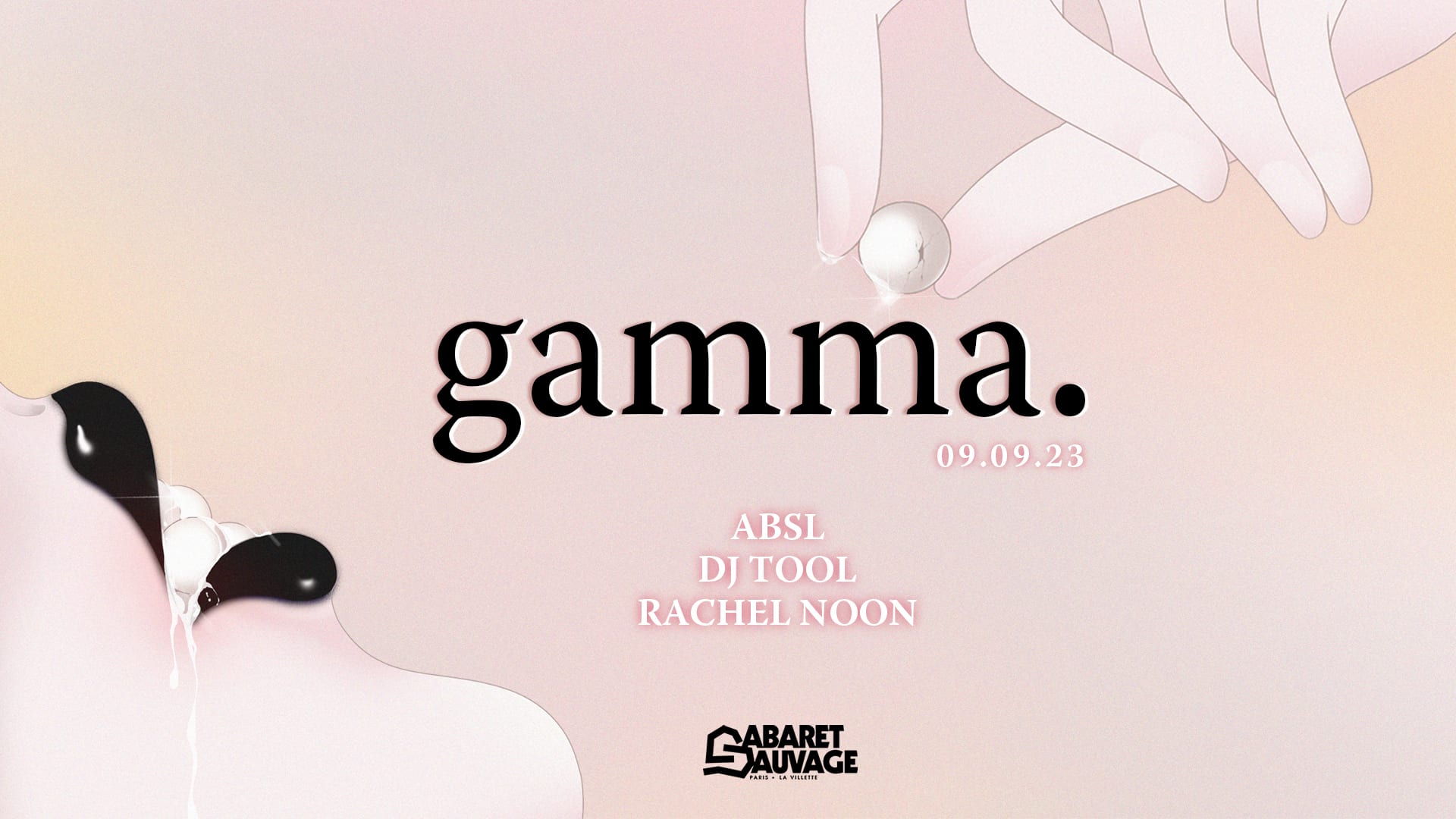 Gamma. 09.09.2023 Cabaret Sauvage Cover