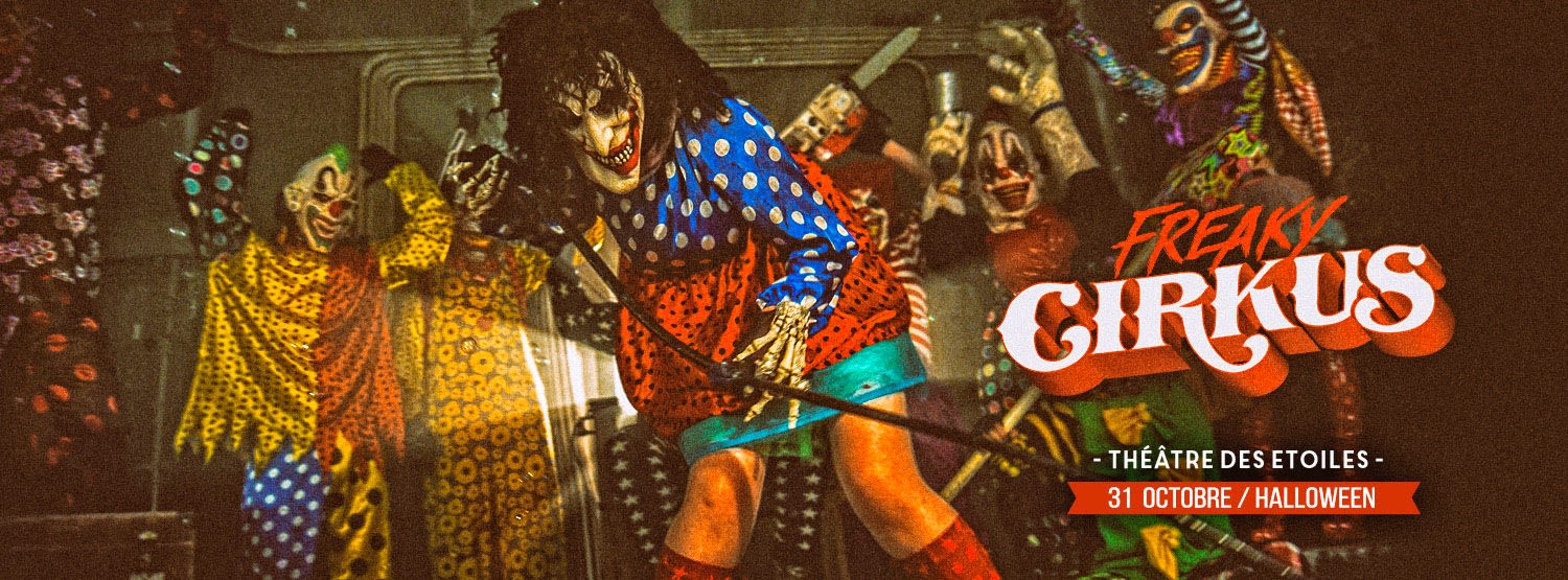 Freaky Cirkus Halloween # Mardi 31 Oct Cover