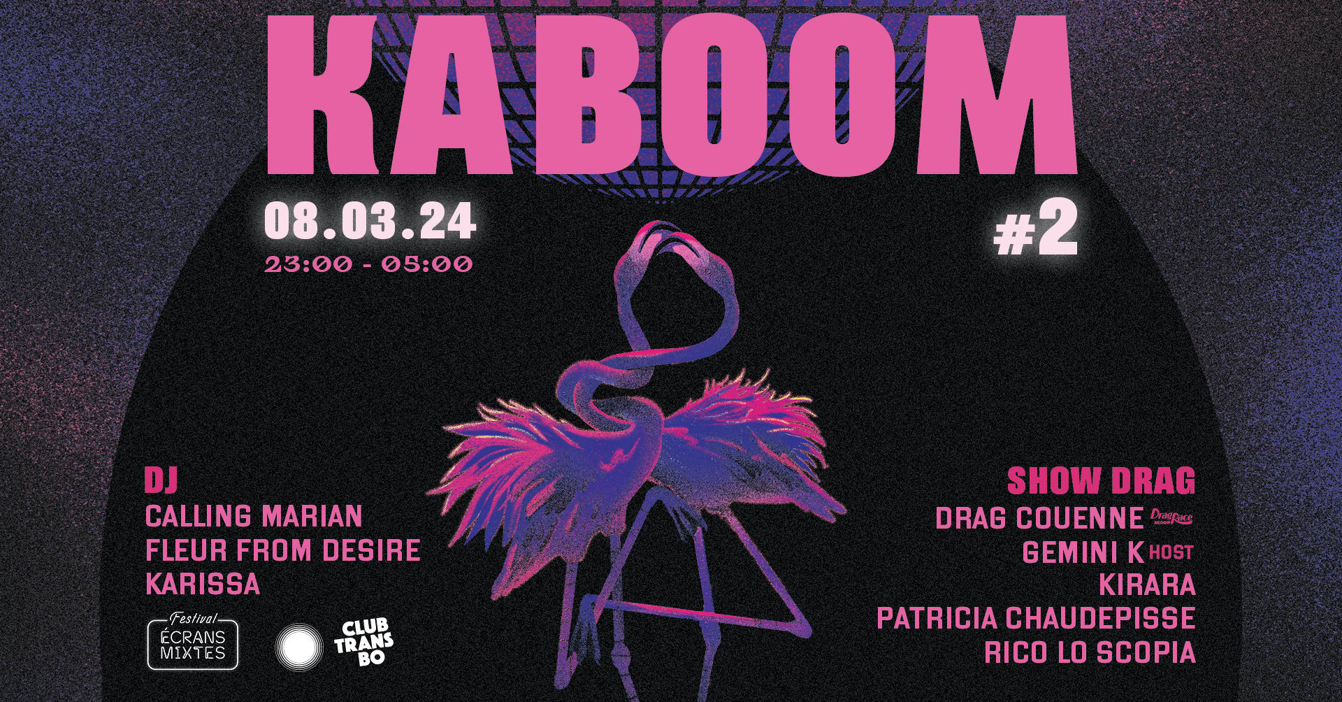 Kaboom : Soirée Officielle Du Festival Écrans Mixtes Cover