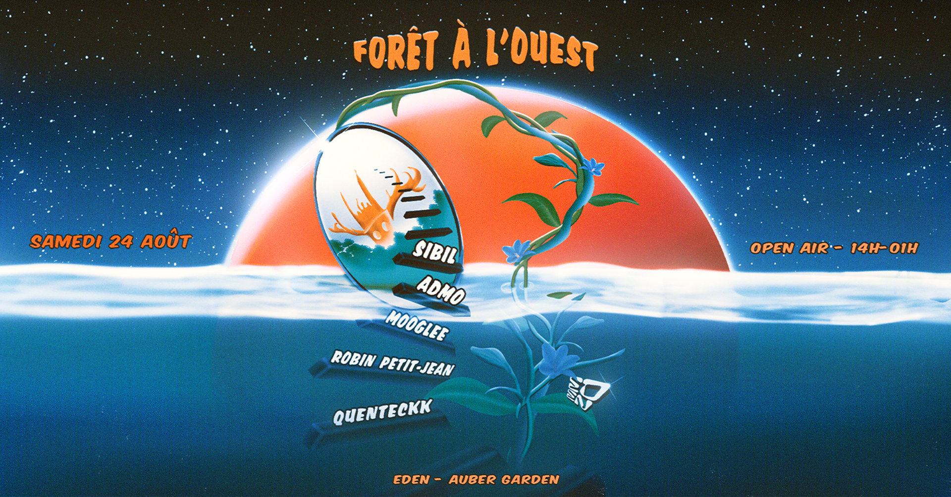Forêt À L'ouest: Sibil, Admo, Robin Petit-Jean & Quenteckk.. Cover