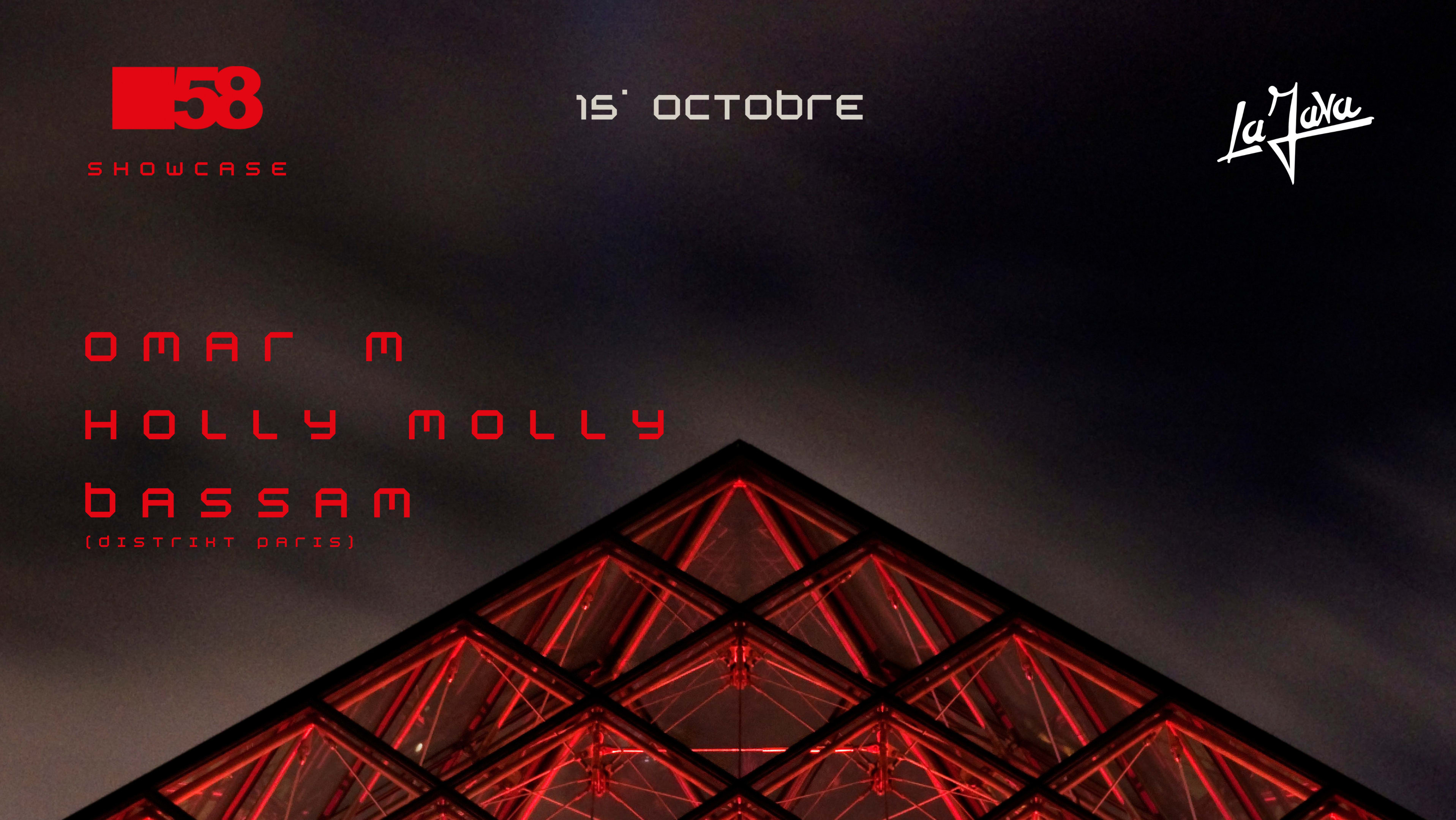 Red58 Showcase W/ Omar M / Holly Molly / Bassam (Distrikt Paris) Cover