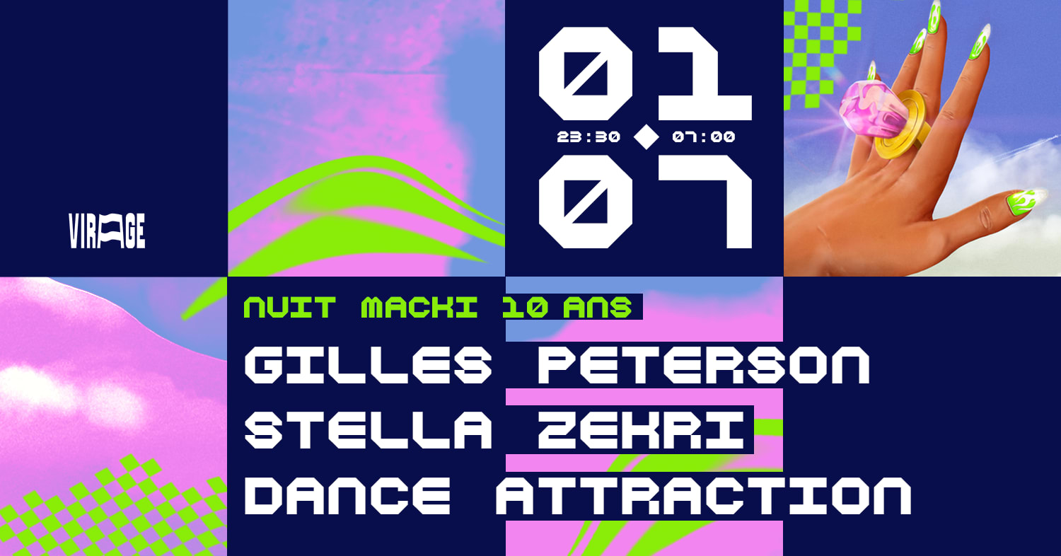 Nuit Macki 10 Ans - Gilles Peterson, Stella Zekri & More Cover