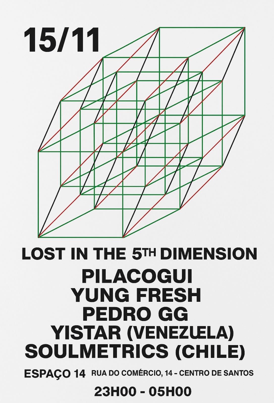 Lost In The 5th Dimension @ Espaço 14 Cover