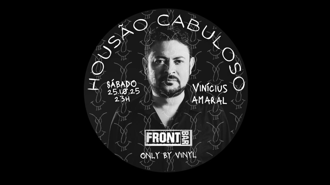 Front Bar Com Vinicius Amaral (Only By Vinyl) 25/10 Cover