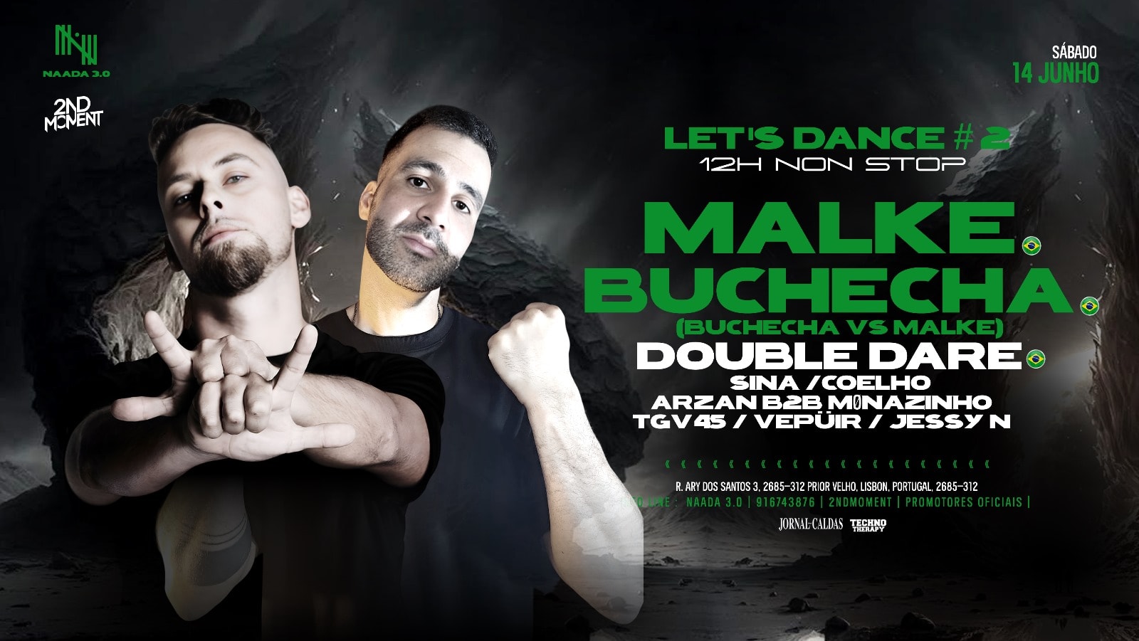 Let's Dance #2 W/Malke & Buchecha & Special Guests At Naada Cover