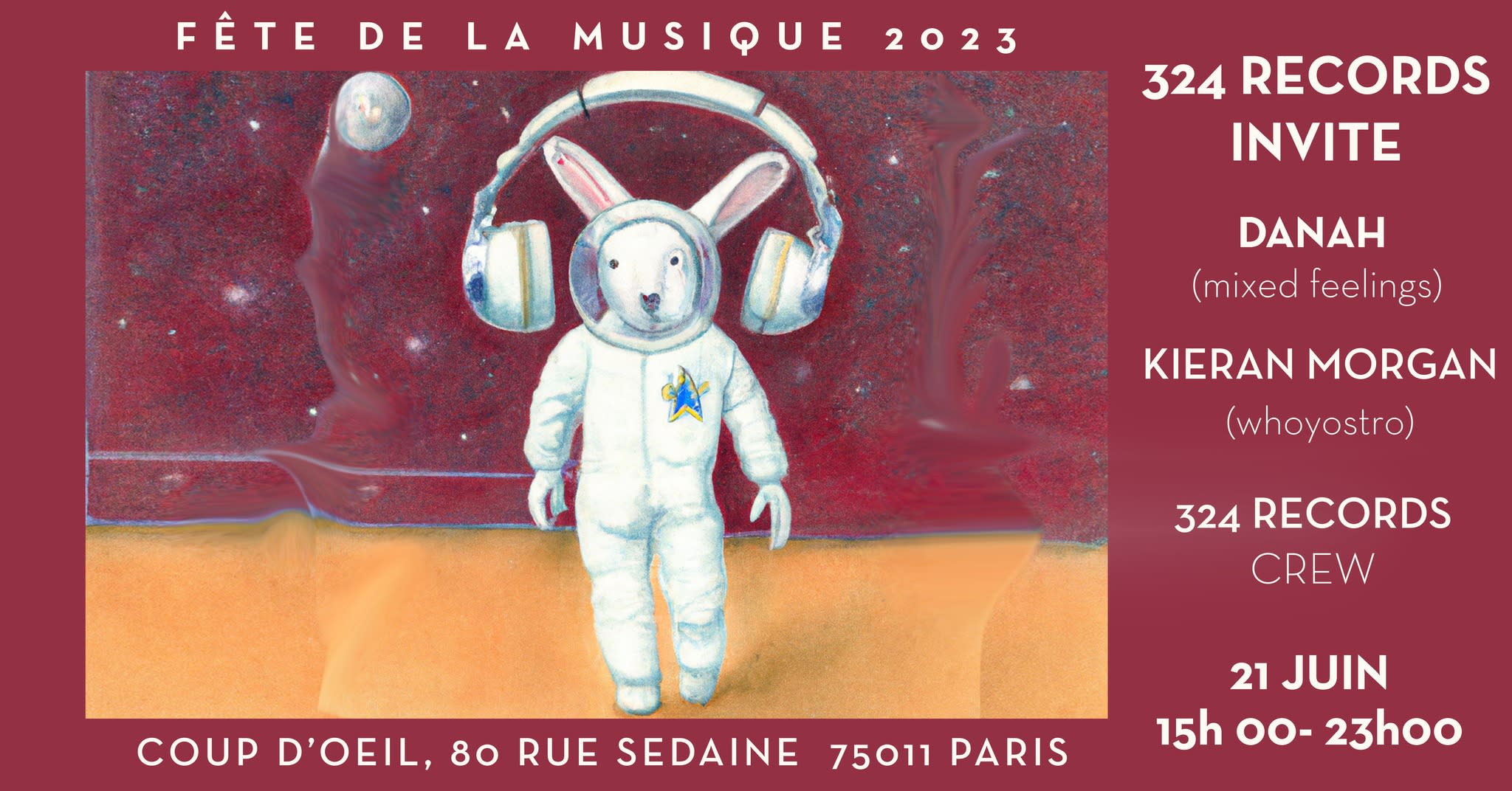324 Records: Fête De La Musique 2023 Cover