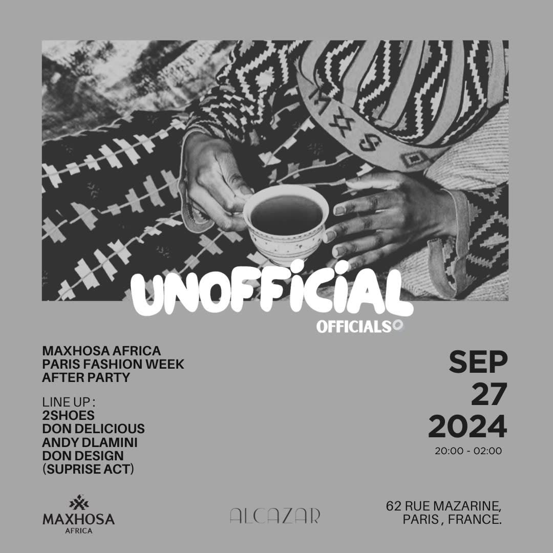 Maxhosa Paris Fashion Week After Party Cover