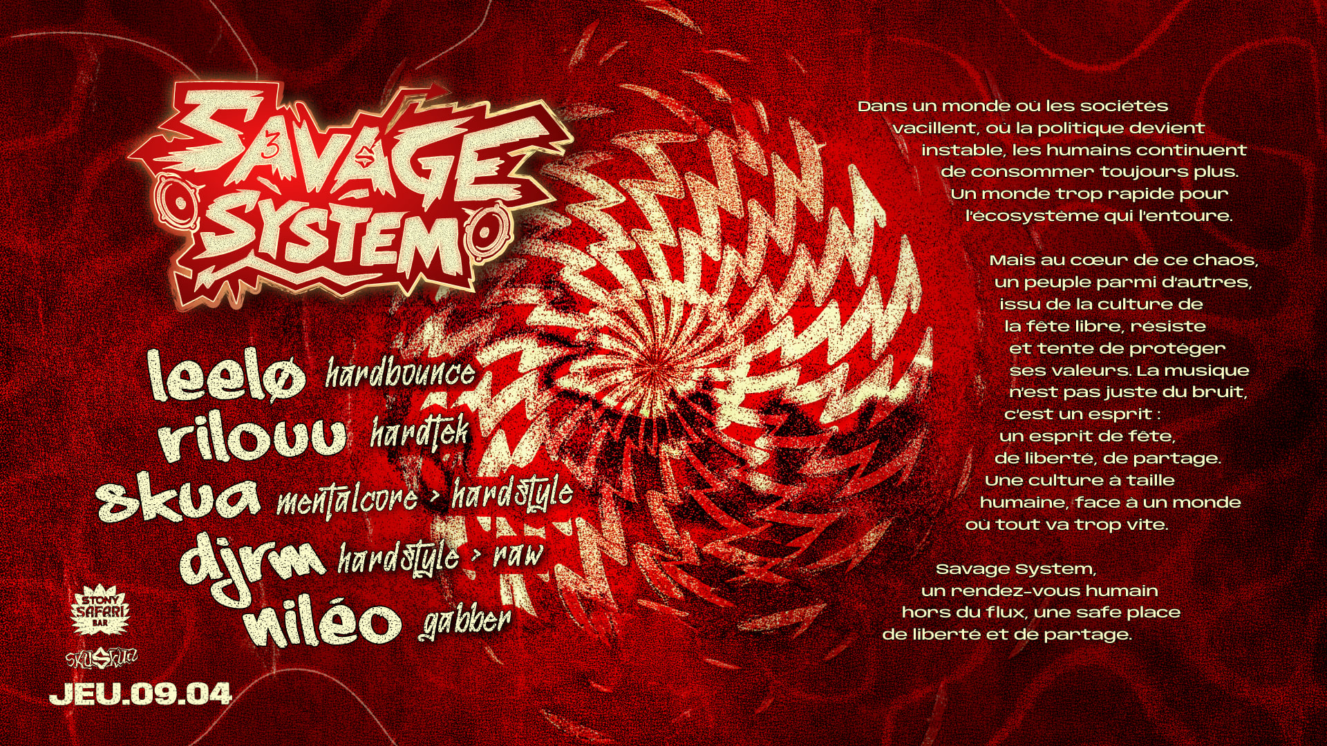 Savage System - Gratuit : Hardcore, Hardtek, Mentalcore Cover