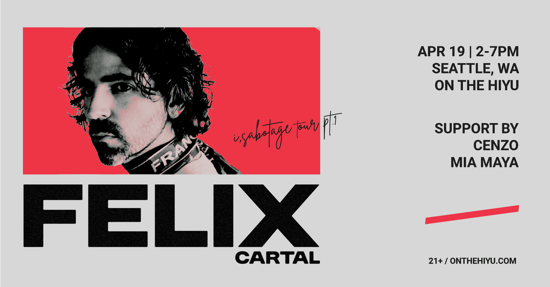 Felix Cartal — On The Hiyu Cover