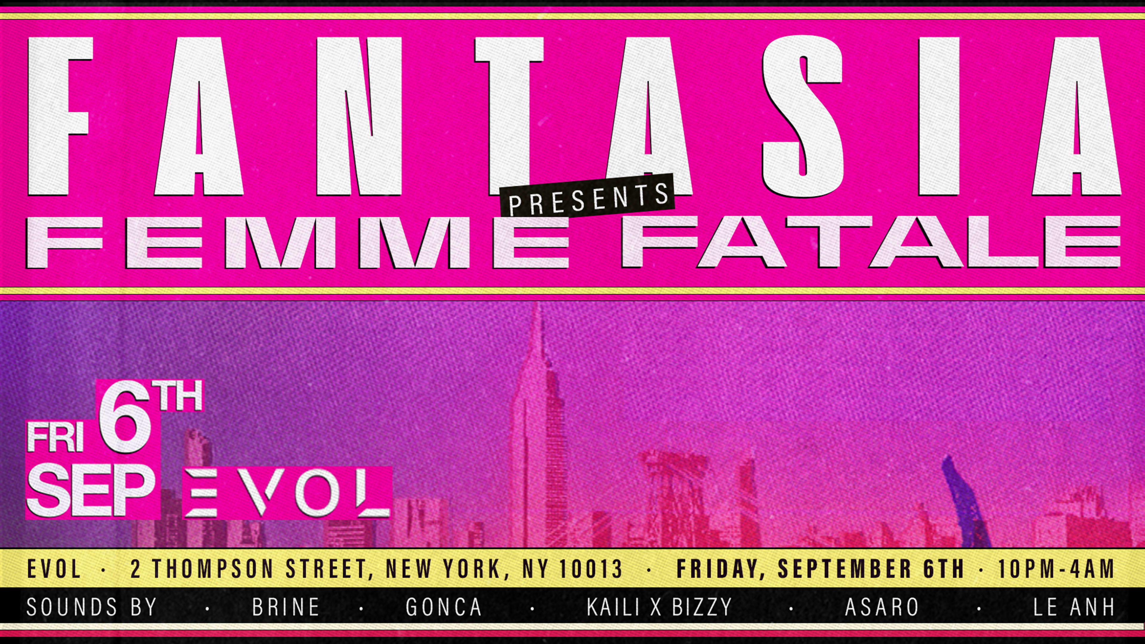 Fantasia Presents:"Femme Fatale" In Soho Cover
