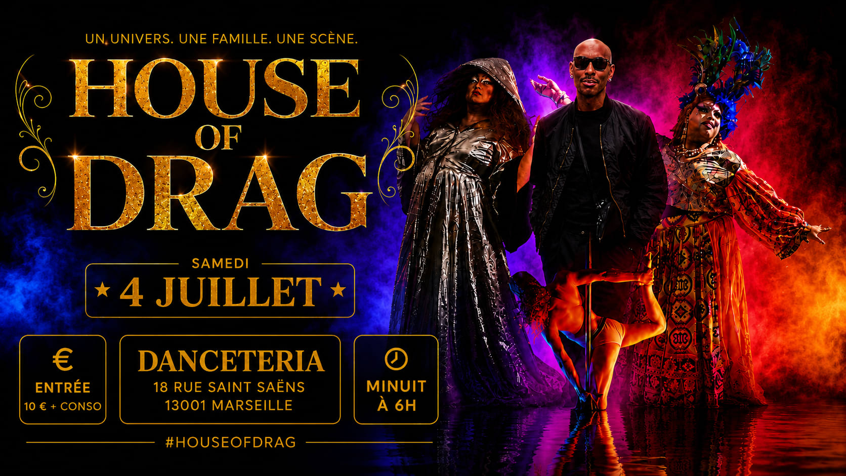 House Of Drag: Karl J. + Drag Show Mimi Push-Up + Guest Cover