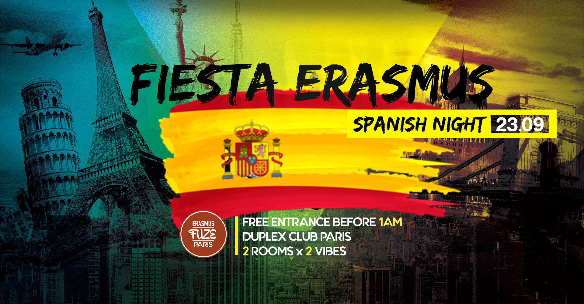 Erasmus Party Duplex Club _ Viva España Cover