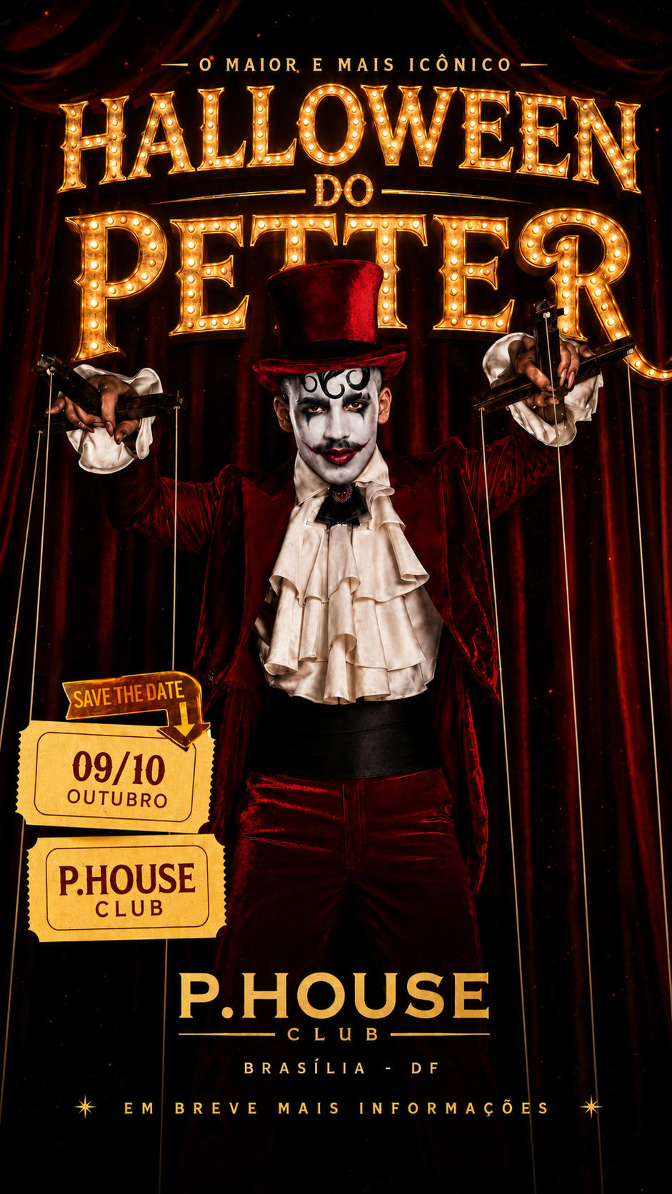 Halloween Do Petter Reinauguração P.House Cover