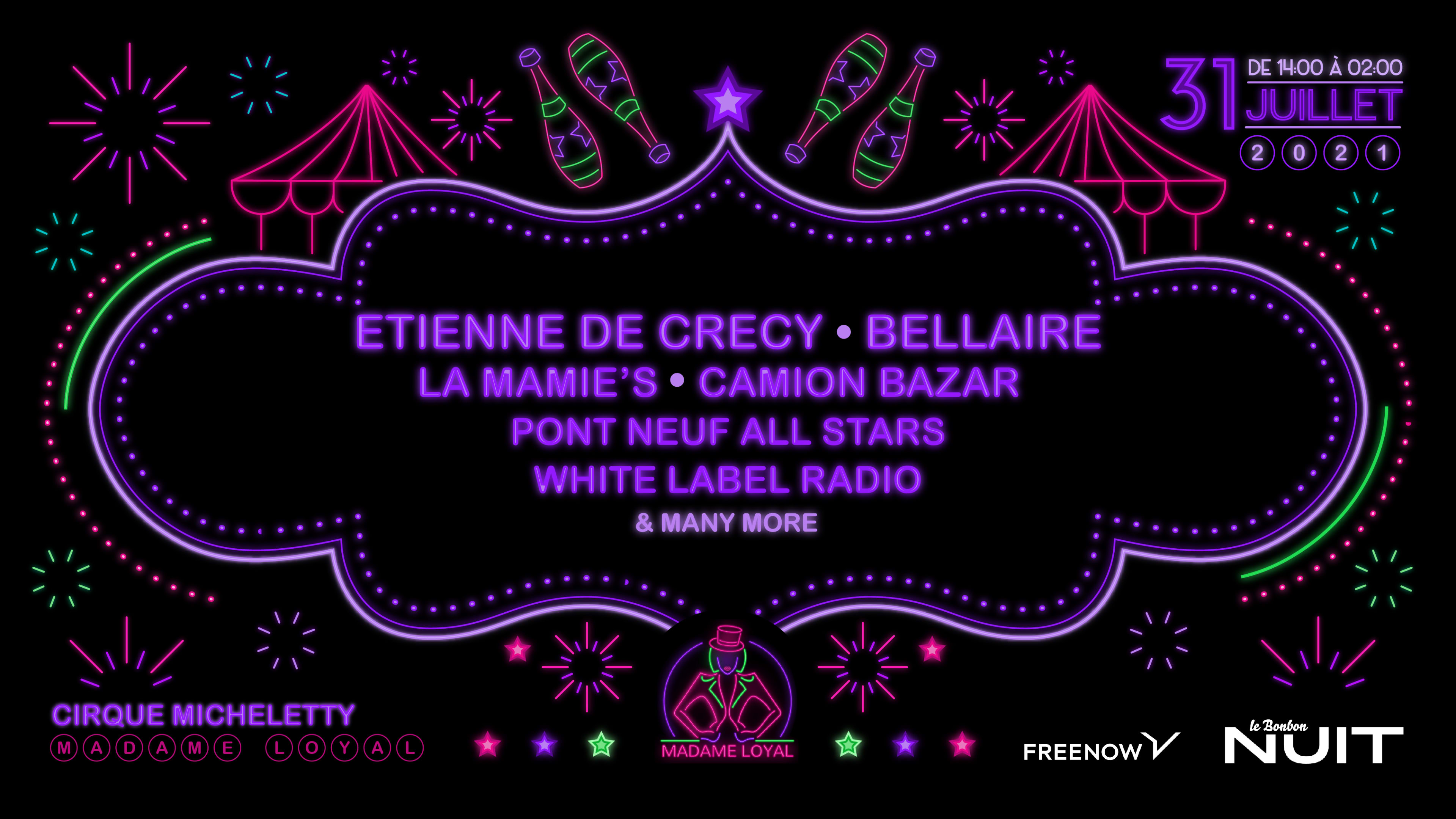 Madame Loyal : Etienne De Crecy, La Mamie's, Bellaire . .   Cover