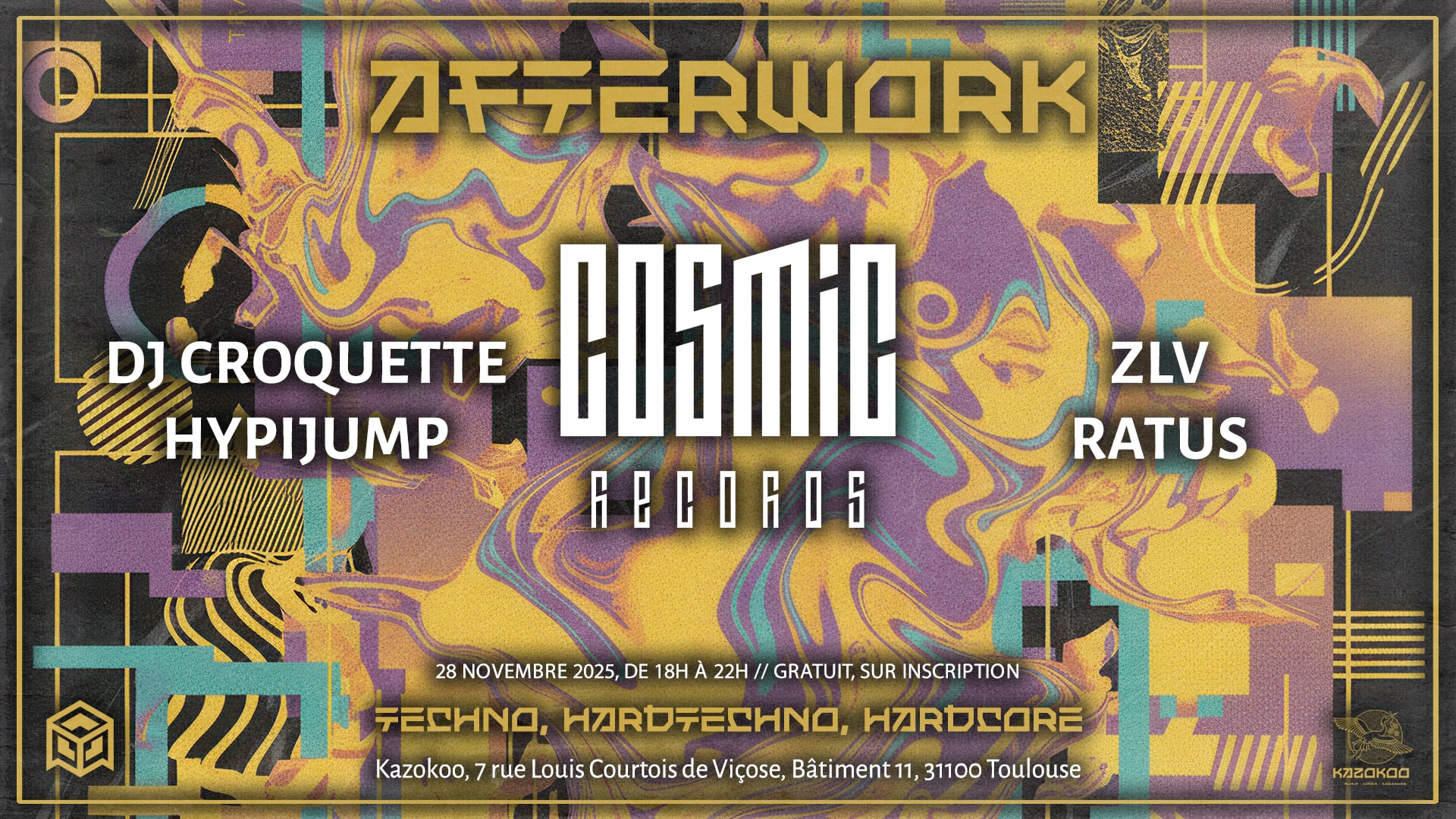 Afterwork : Cosmic Records X Kazokoo - Gratuit Cover