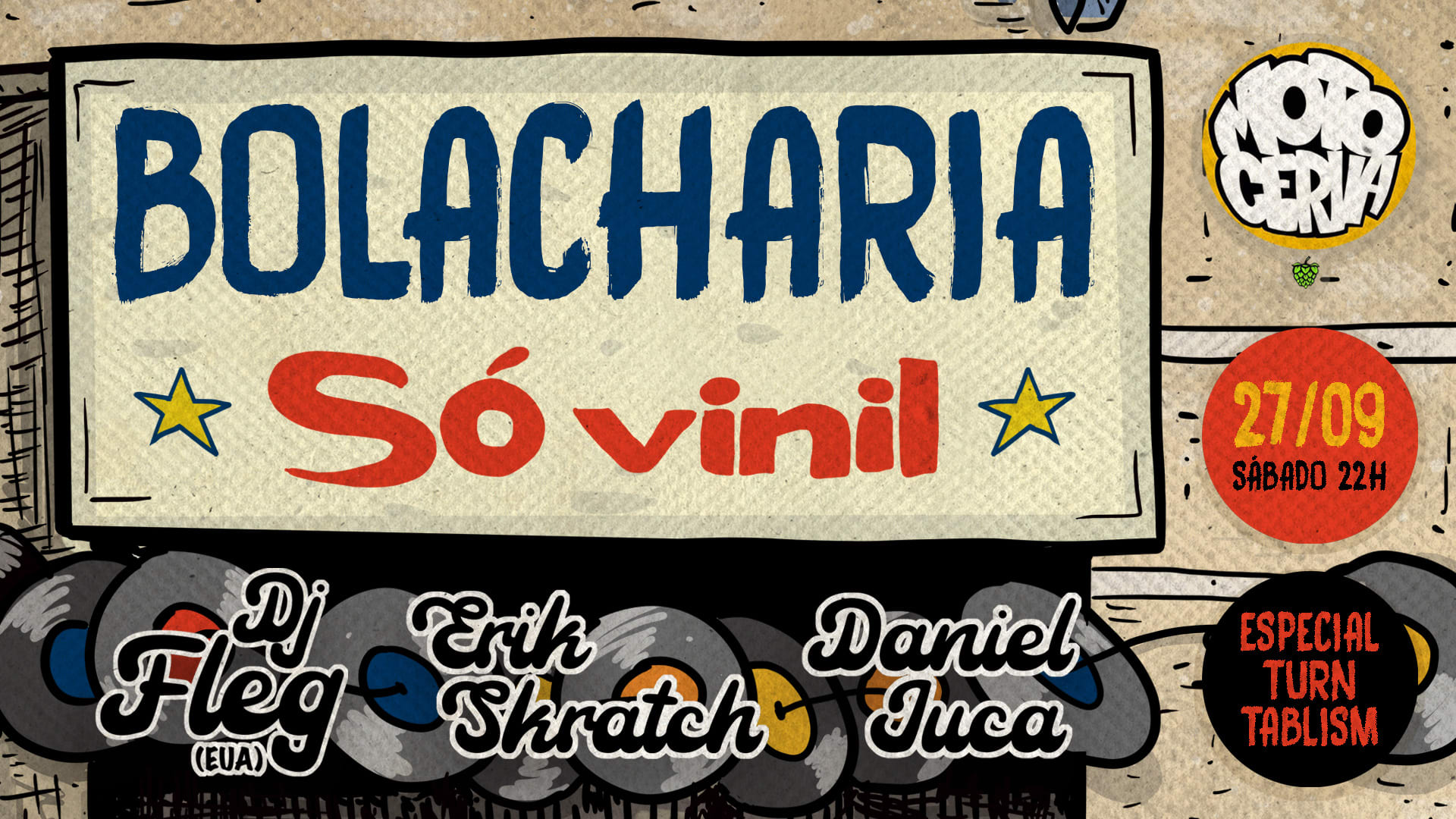 Bolacharia Extra! Dj Fleg (Eua) + Erik Skratch Cover