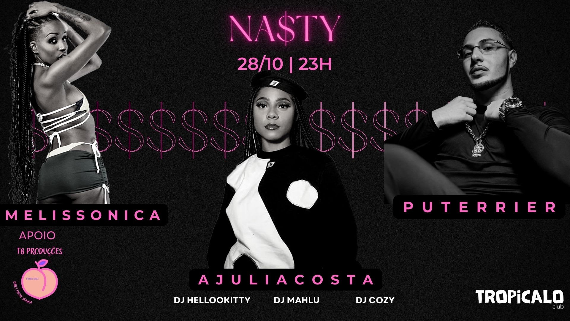 Nasty: Puterrier, Melissonica E Ajuliacosta Cover