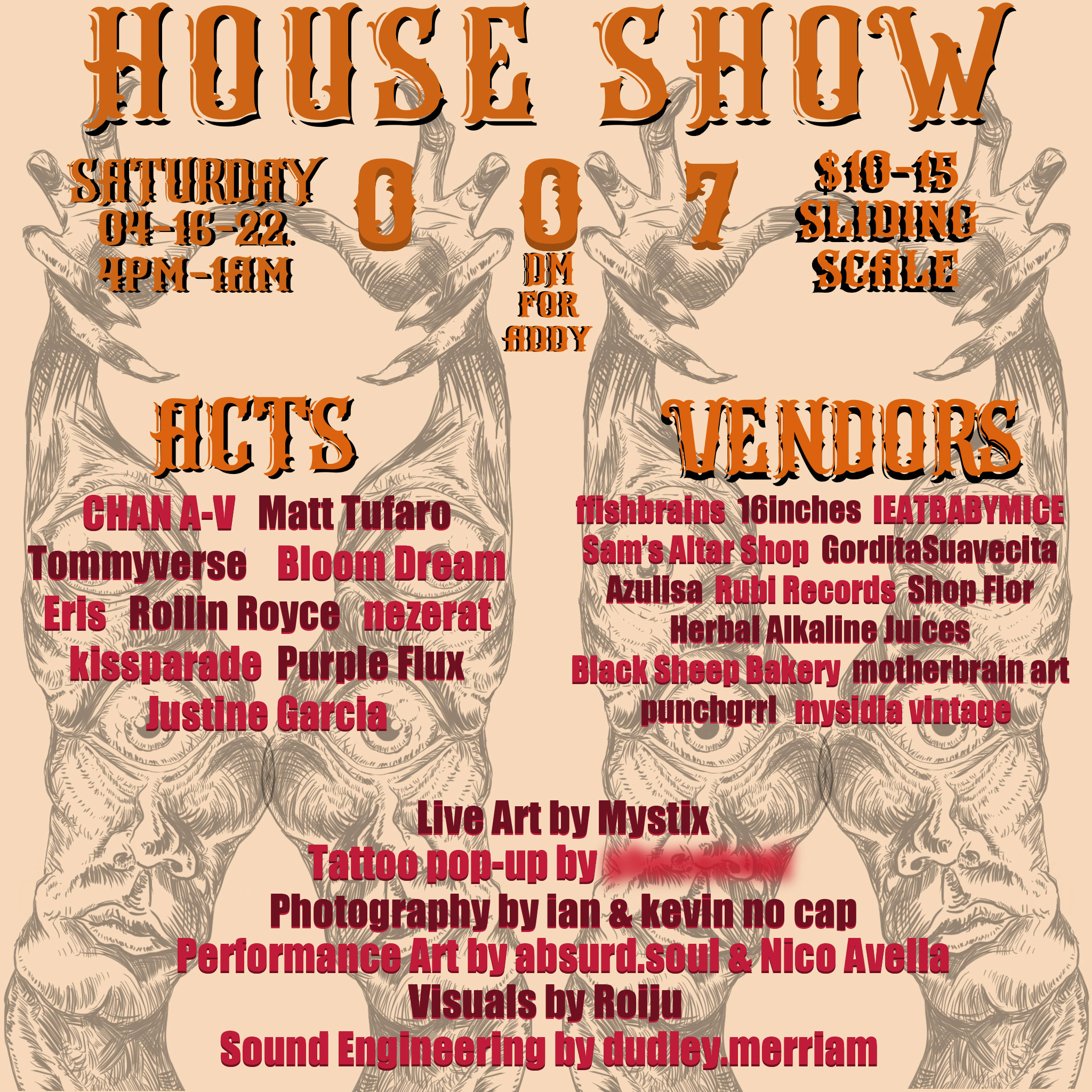 House Show 007 Cover