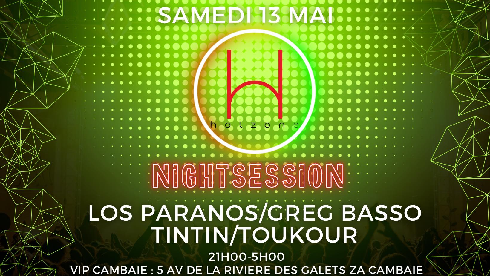 Hot Zone Night Session Cover