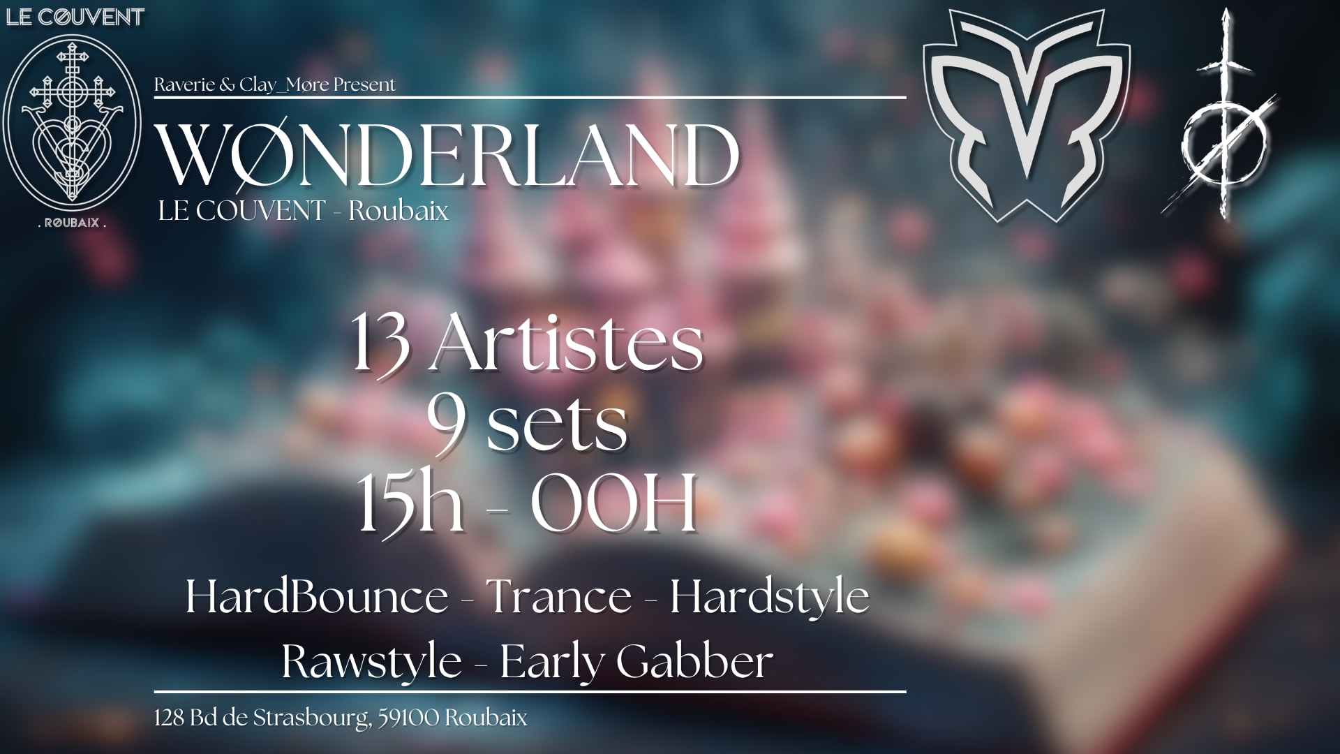 Wonderland - Le Couvent - Raverie & Clay_Møre Cover