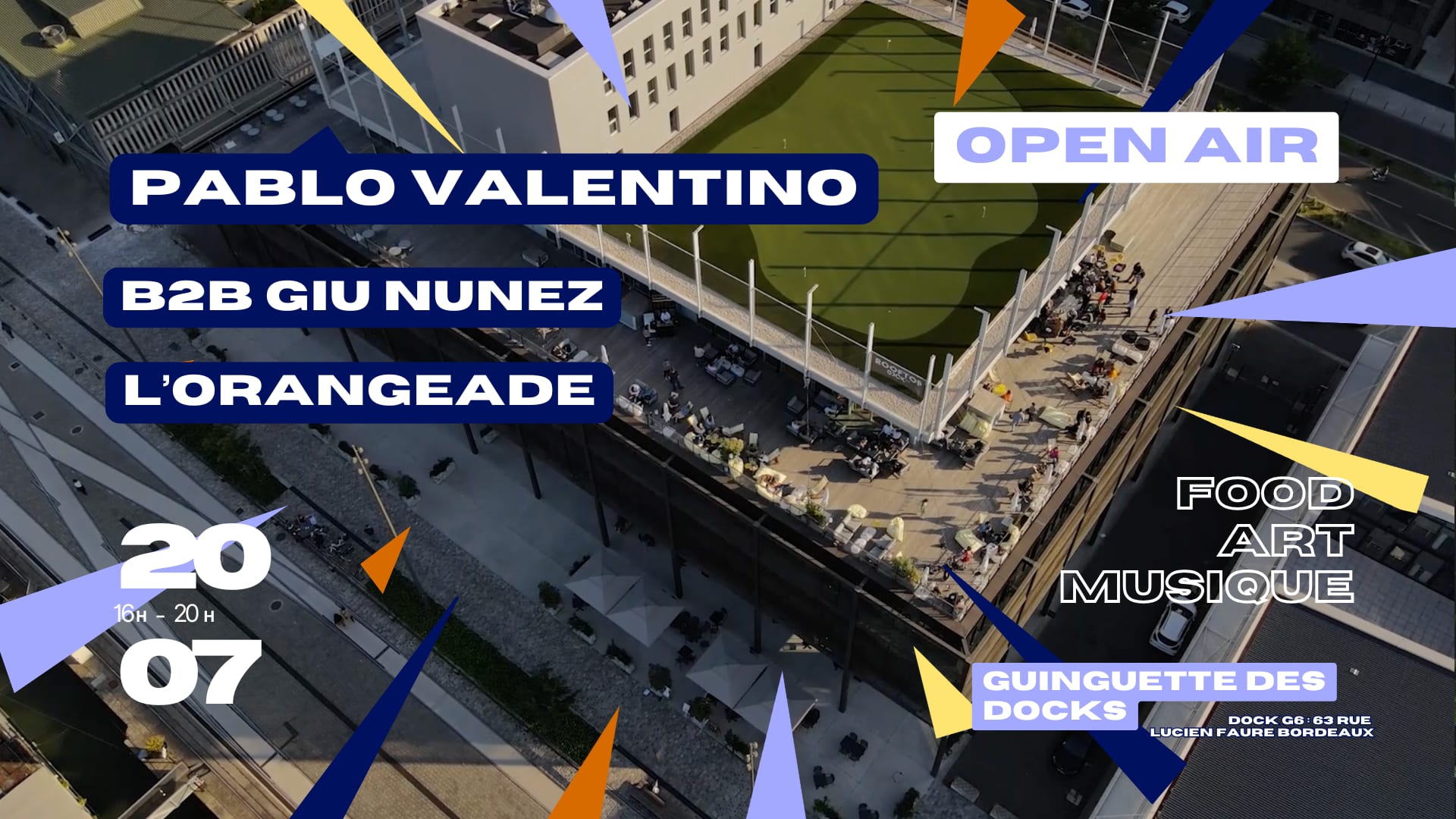 Pablo Valentino B2b Giu Nunez & L'orangeade At Dock G6 Cover