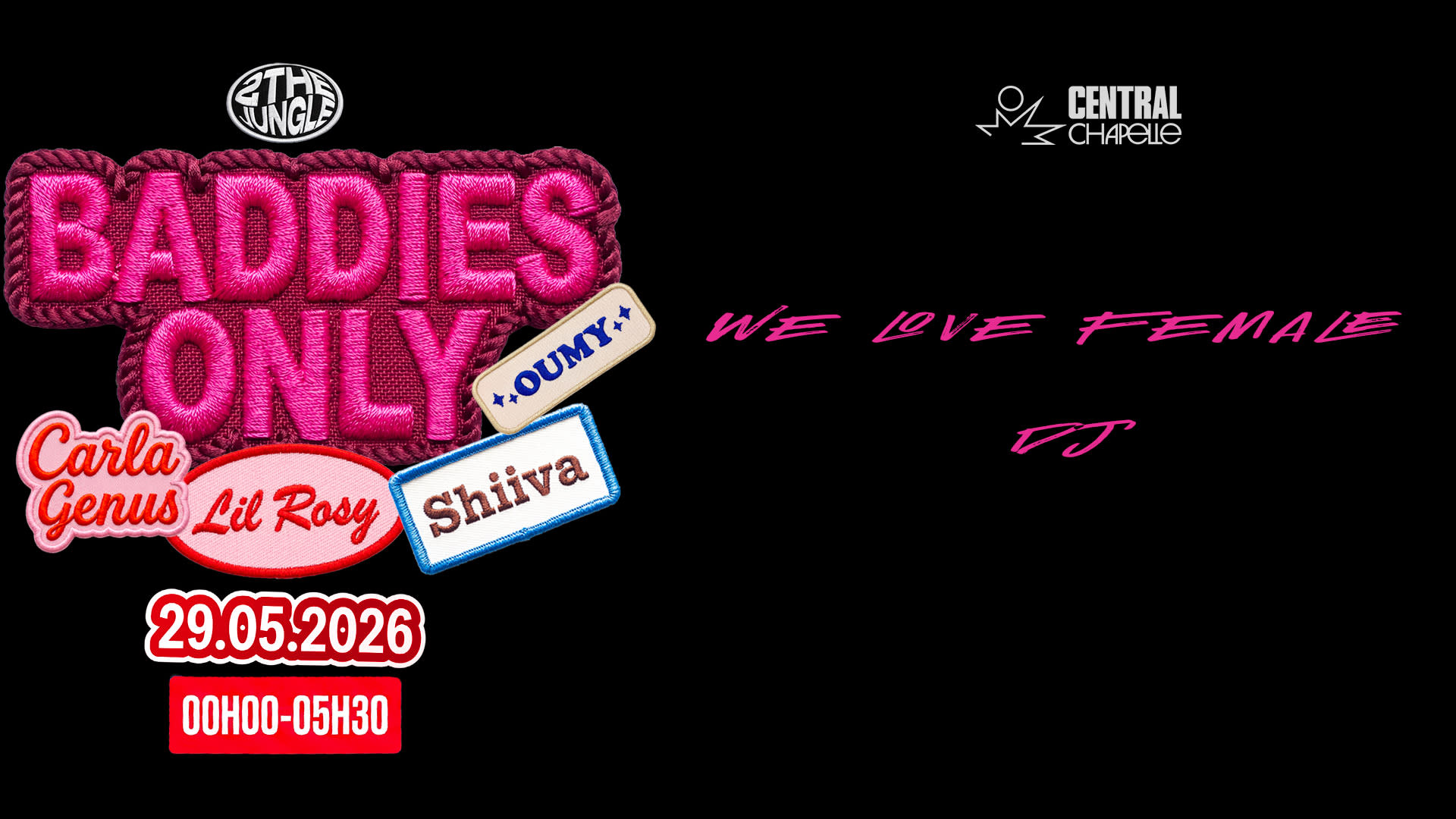 2thejungle "Baddies Only" — Central Chapelle Cover