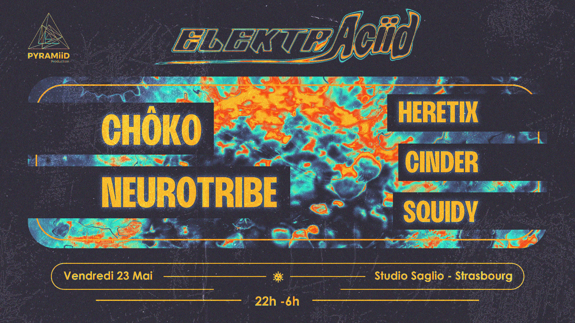 Elektracid (Strasbourg) : Choko - Neurotribe - Heretix Cover