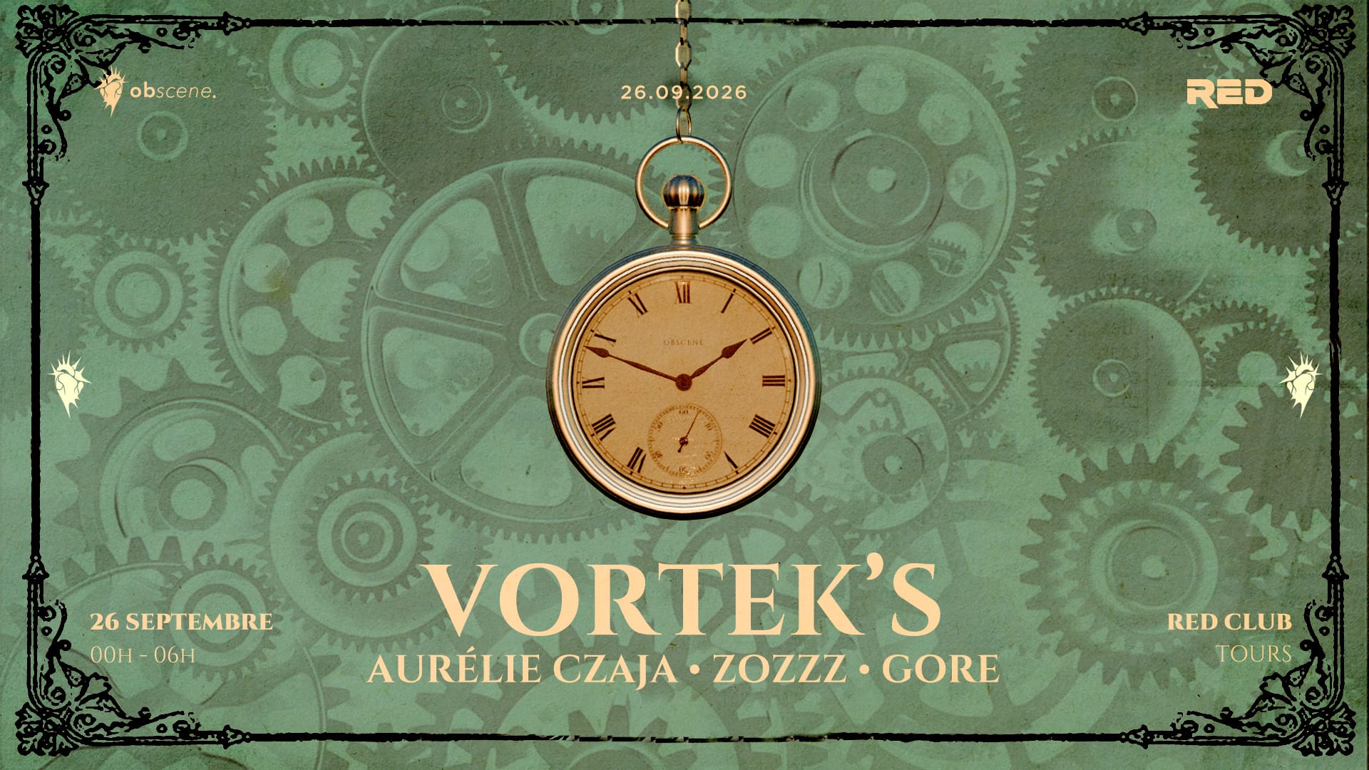 Obscene : Vortek's - Aurelie Czaja - Zozzz - Gore Cover