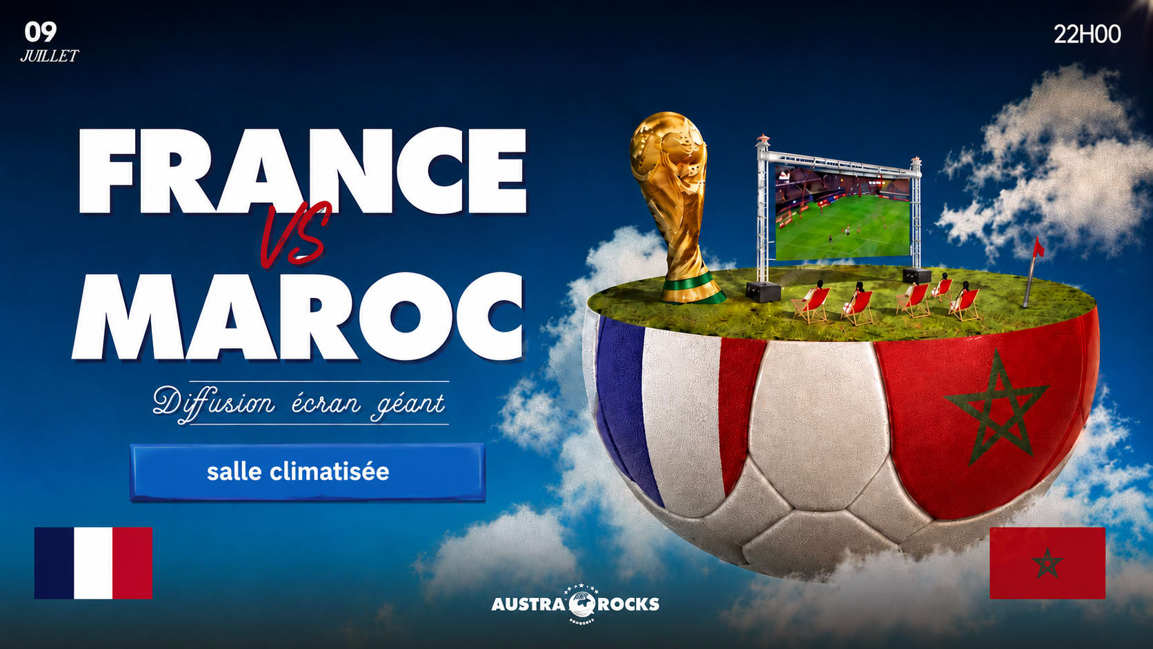 France - Maroc (Gratuit) Austra Rocks Cover