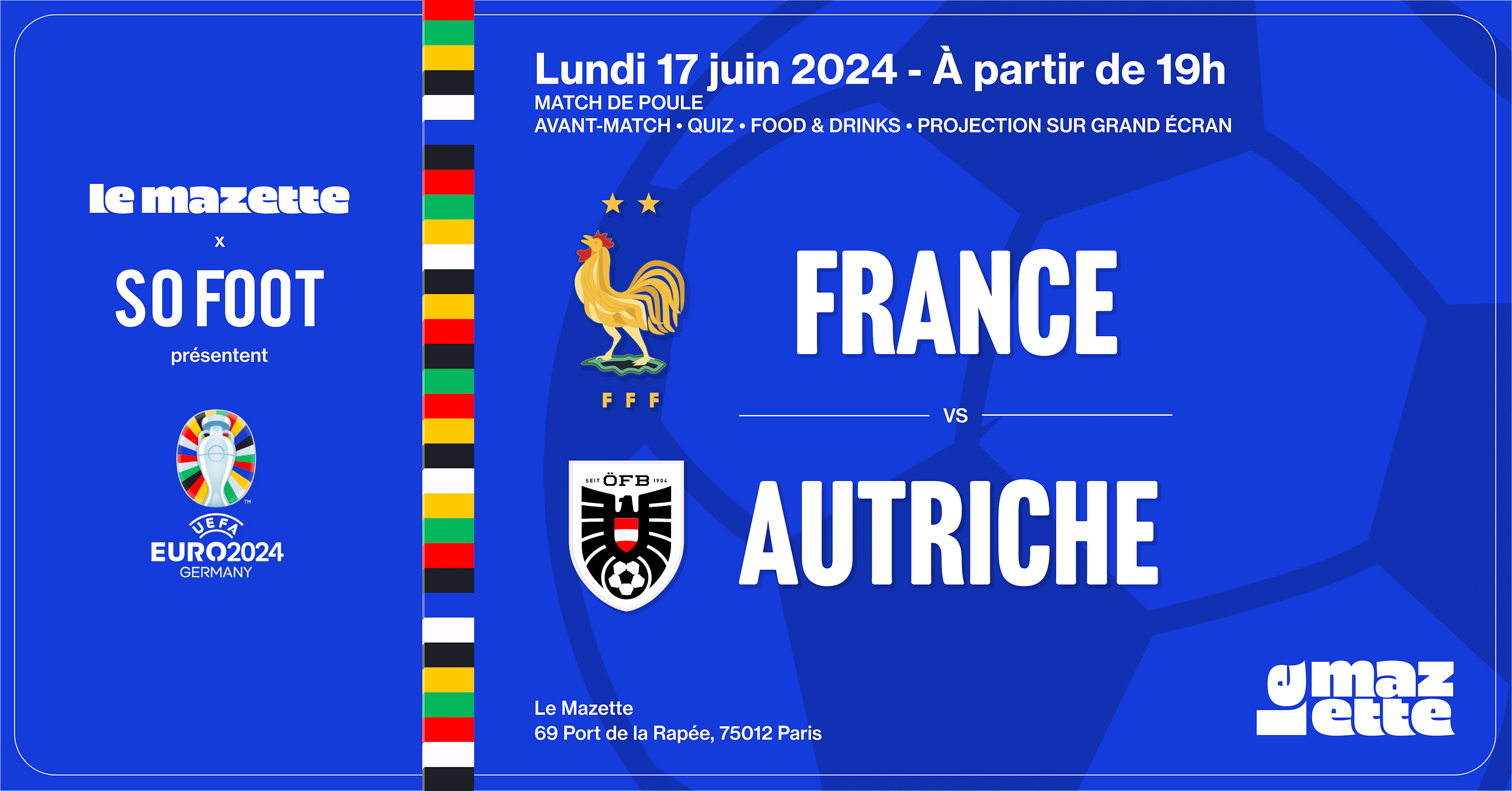 So Foot : Autriche - France Cover