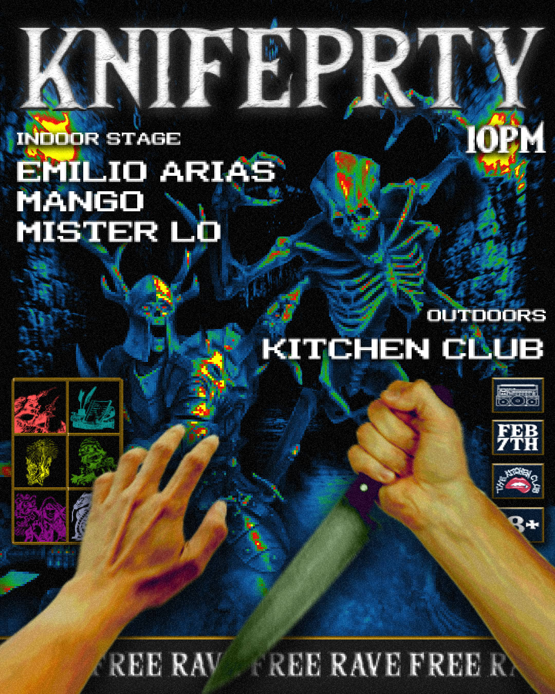 Knifeprty - Kitchen Club X The Boombox Cover