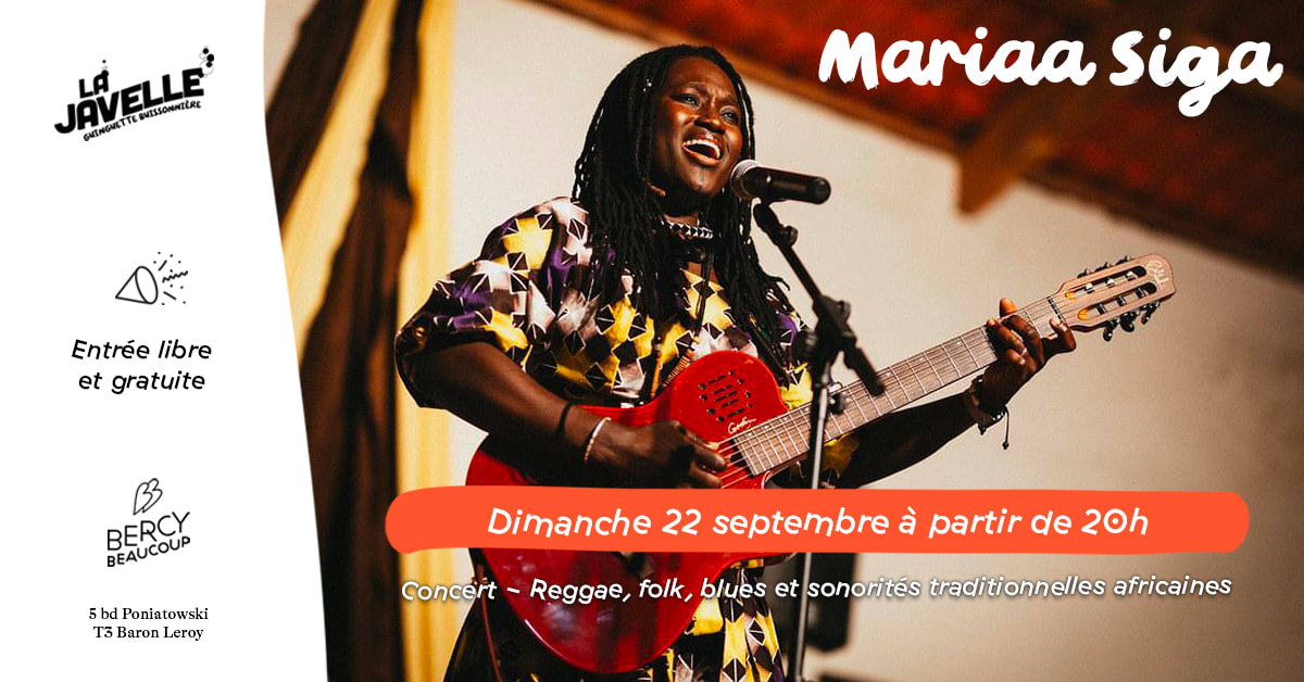 Concert Mariaa Siga À La Javelle Cover