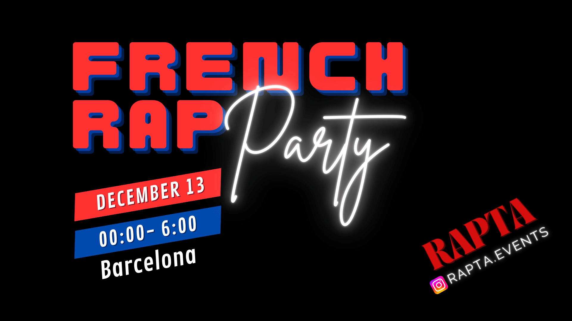 French Rap Party Barcelona Cover