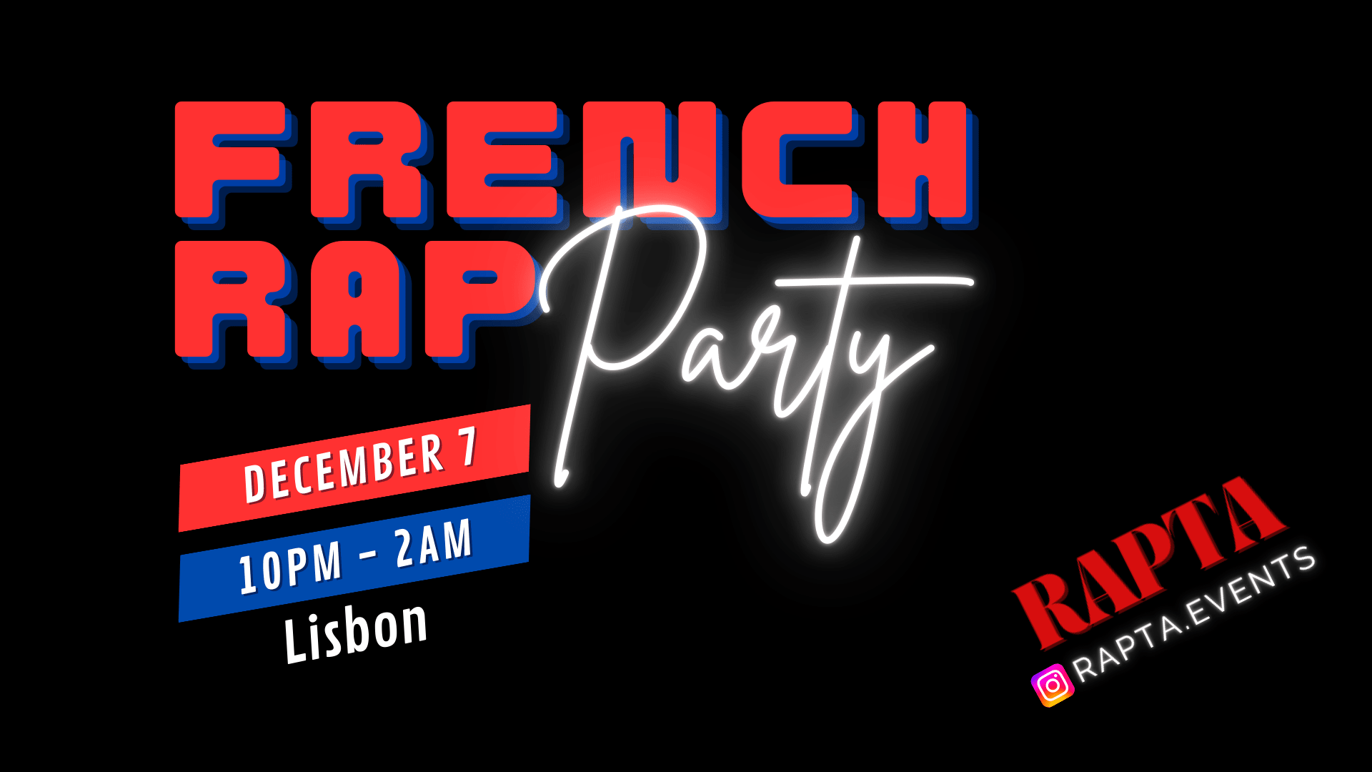French Rap Party Lisbon Cover