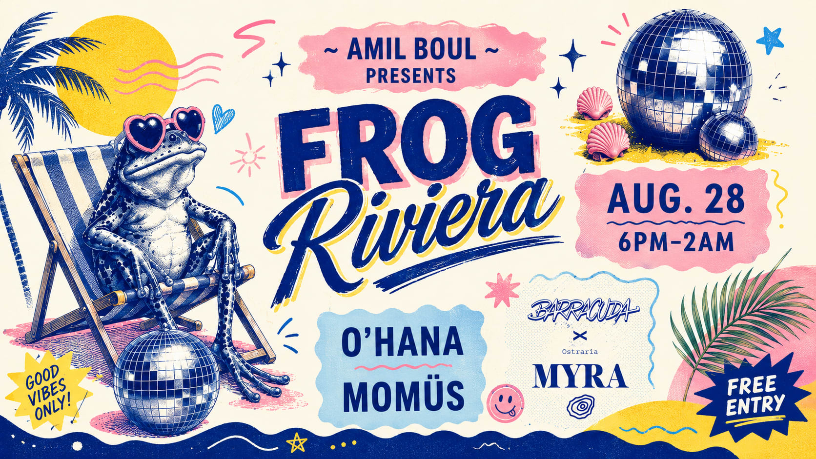 Frog Riviera Caparica - Sunset Party /W O'hana & Momüs Cover