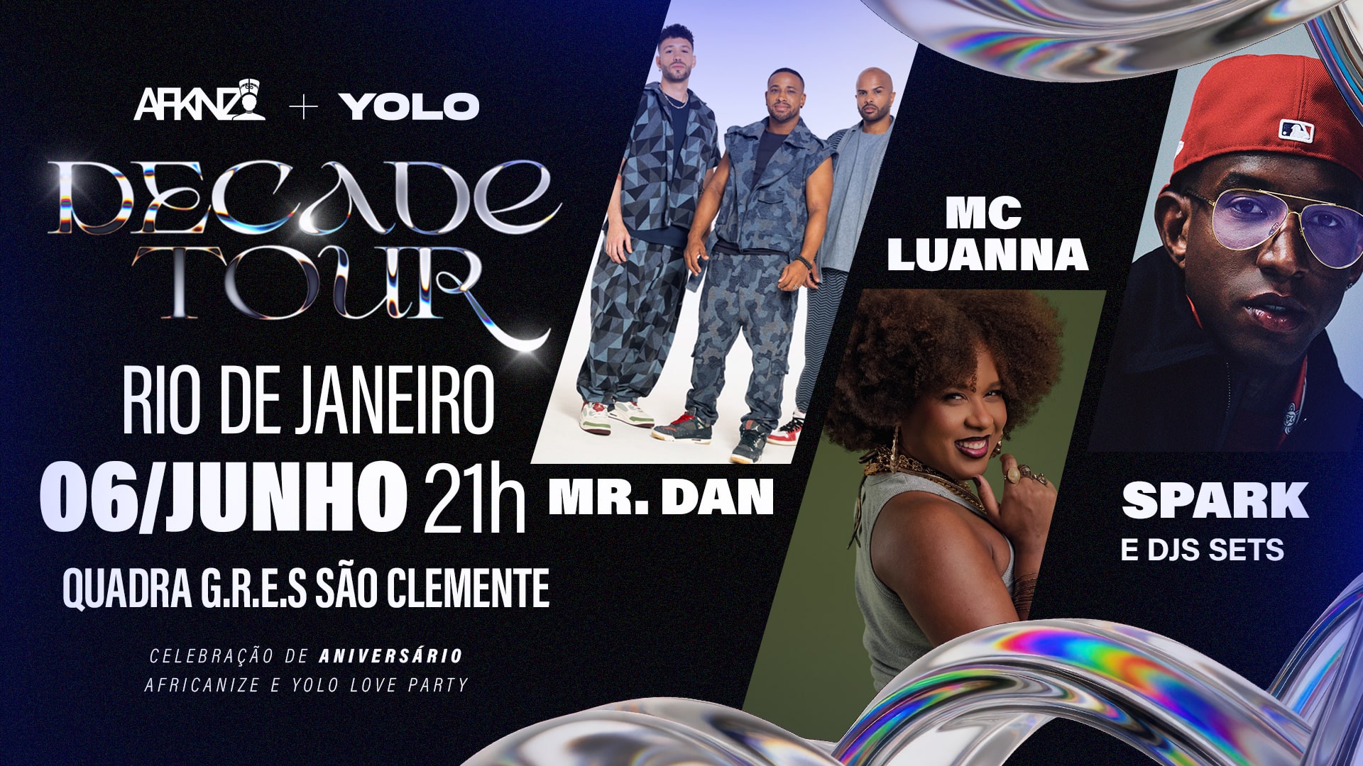 Decade Tour - Yolo Love Party + Africanize Cover