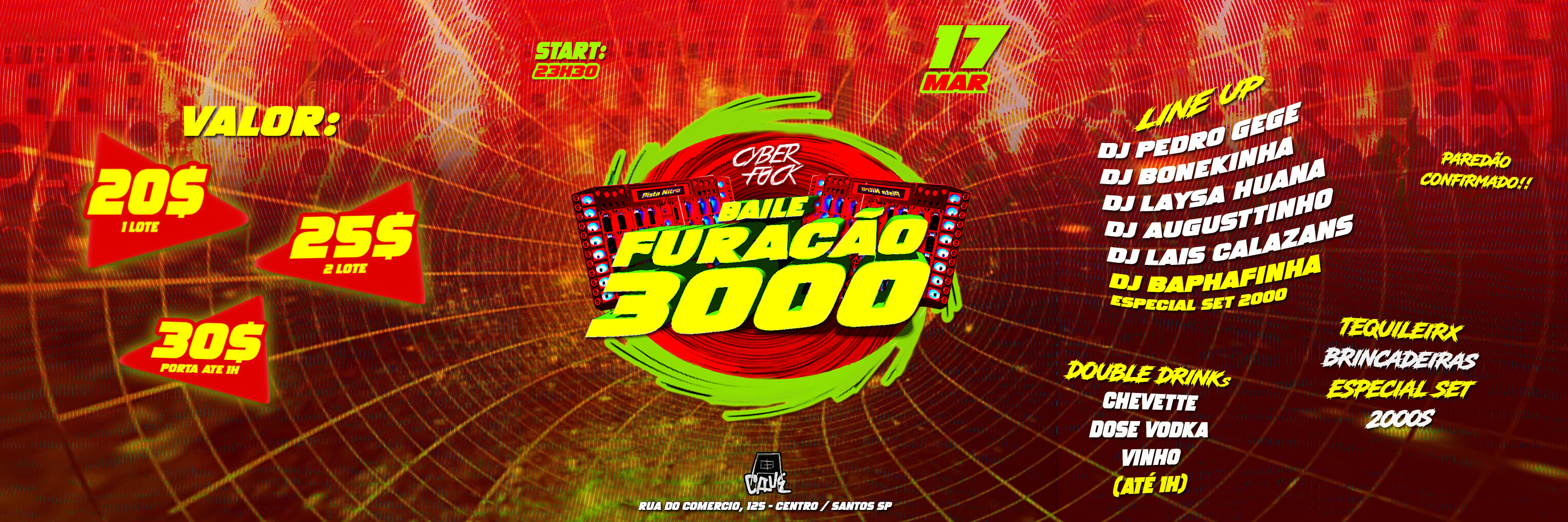 Cyber Fuck // Baile Da Furacão 3000 - @Caveclubsantos Cover