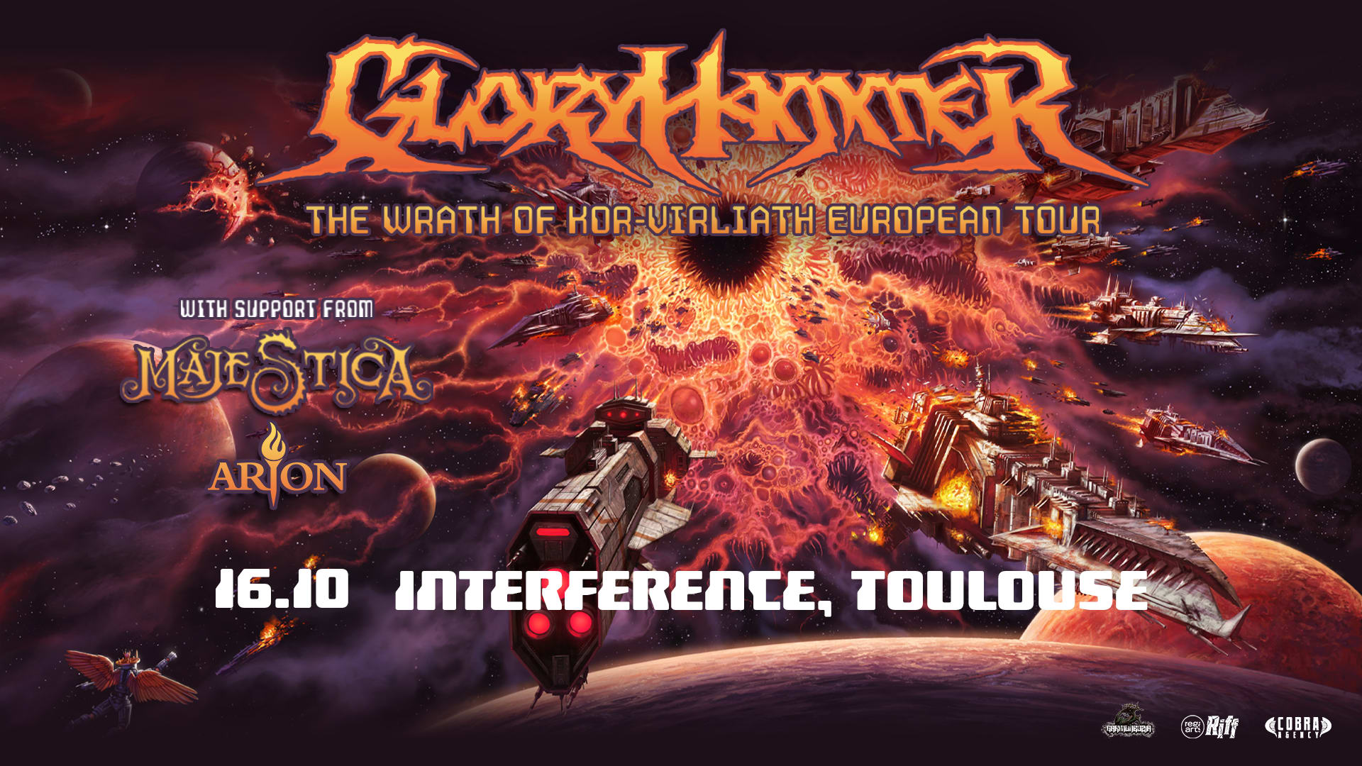 Gloryhammer + Majestica + Arion Cover