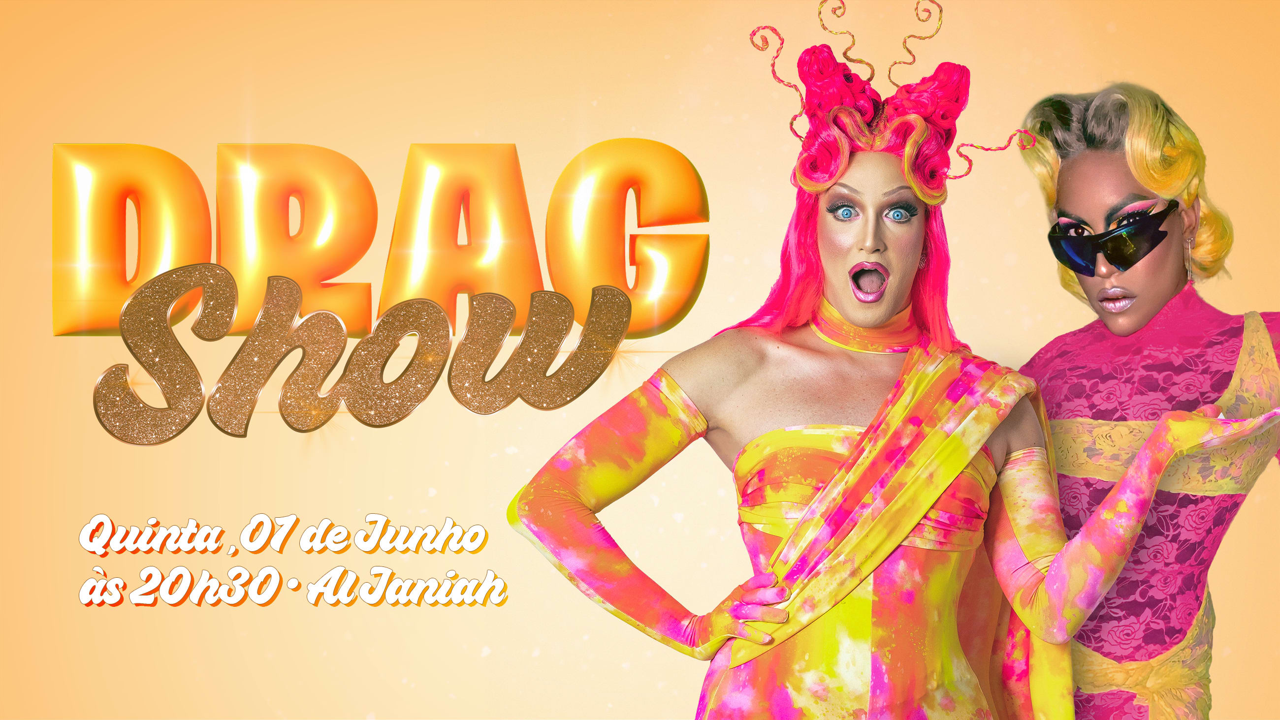 Drag Show Com Aimée Lumière E Gotham Muah Cover
