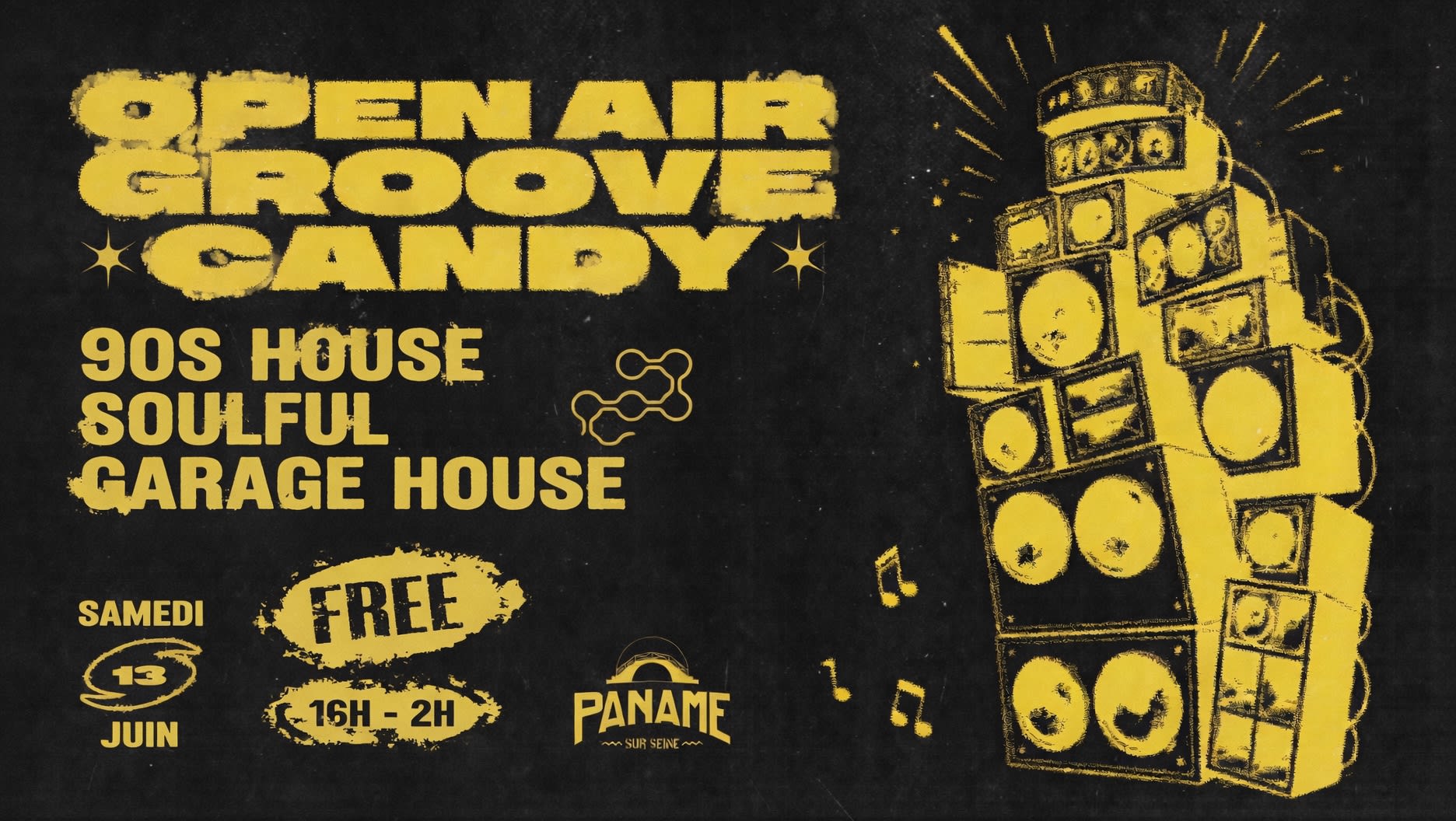 Groove Candy Open Air Gratuit : 90s House Cover