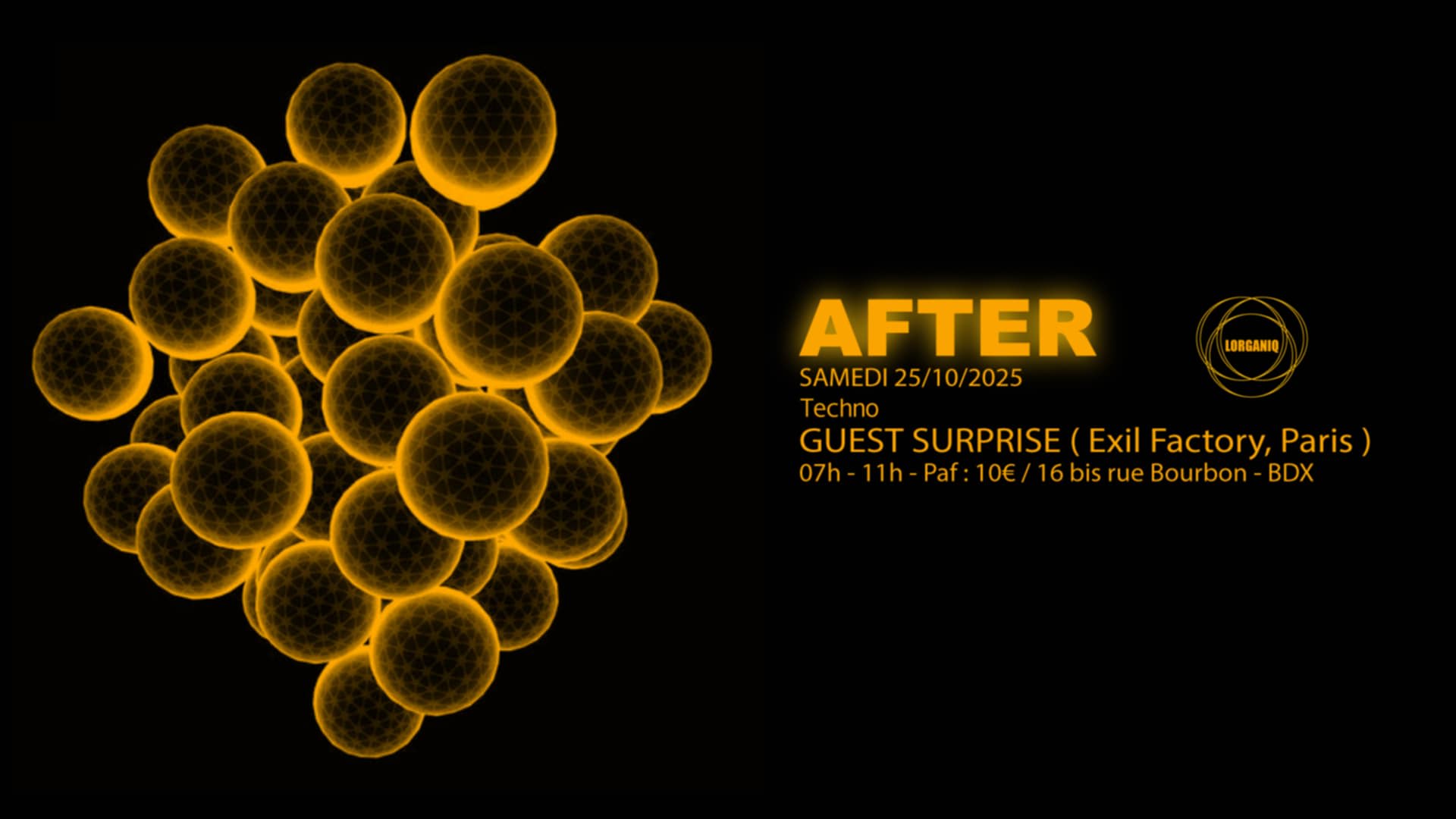 After@Lorganiq W/ Surprise Guest (Exil Factory, Paris) Cover
